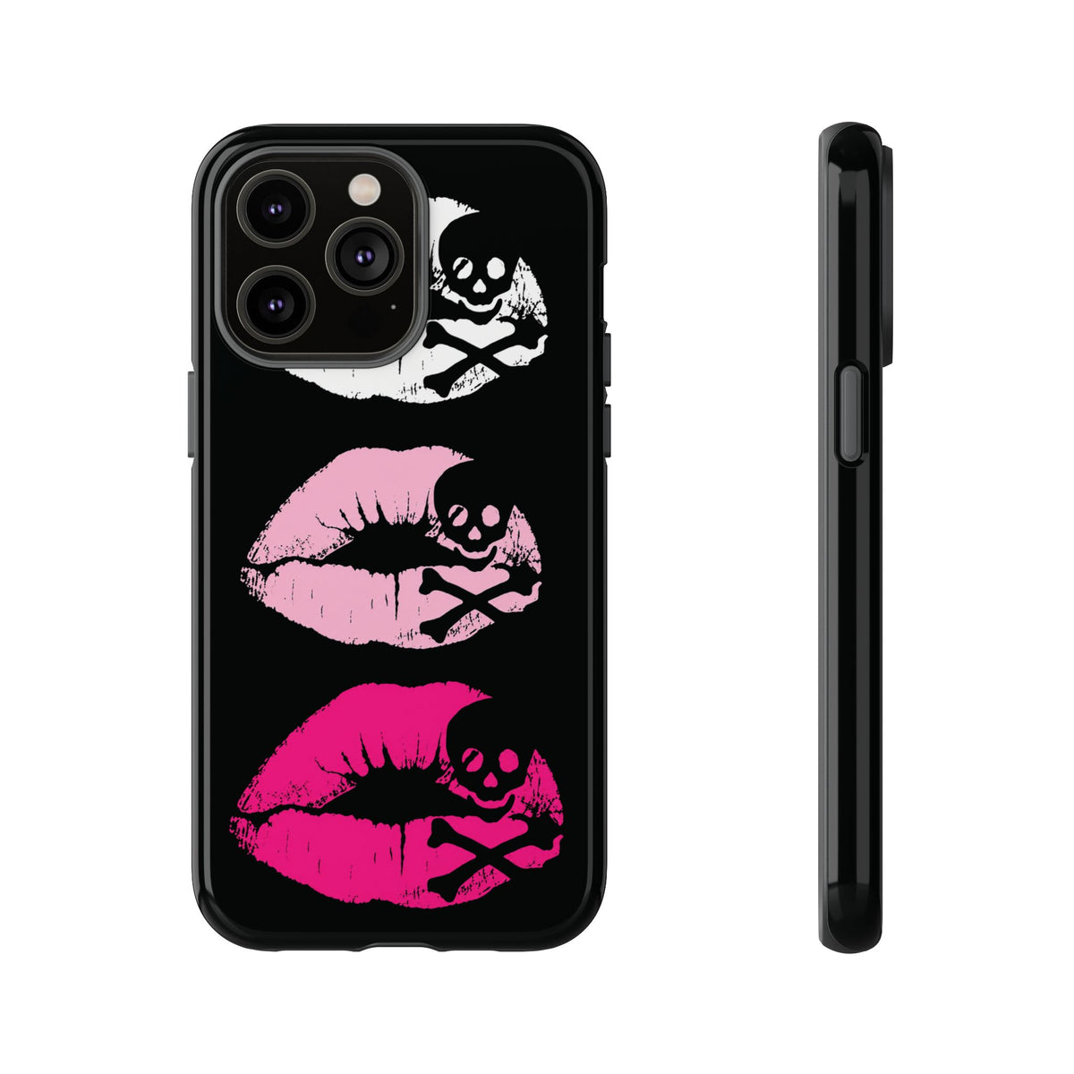 Skull Kiss Phone Case | Y2K Gothic Phone Case