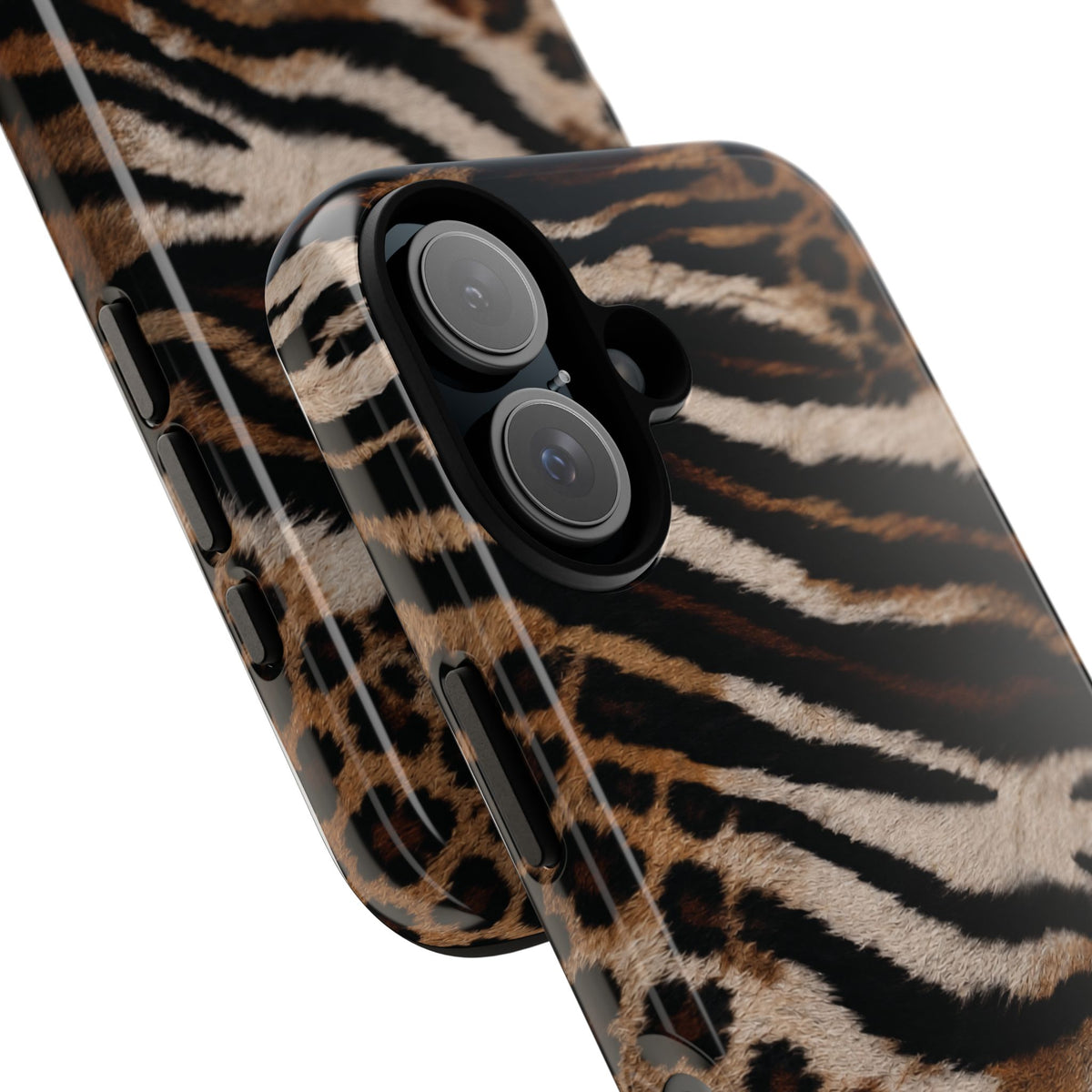 Tiger x Leopard iPhone Case | Cool Girl Mob Wife Aesthetic