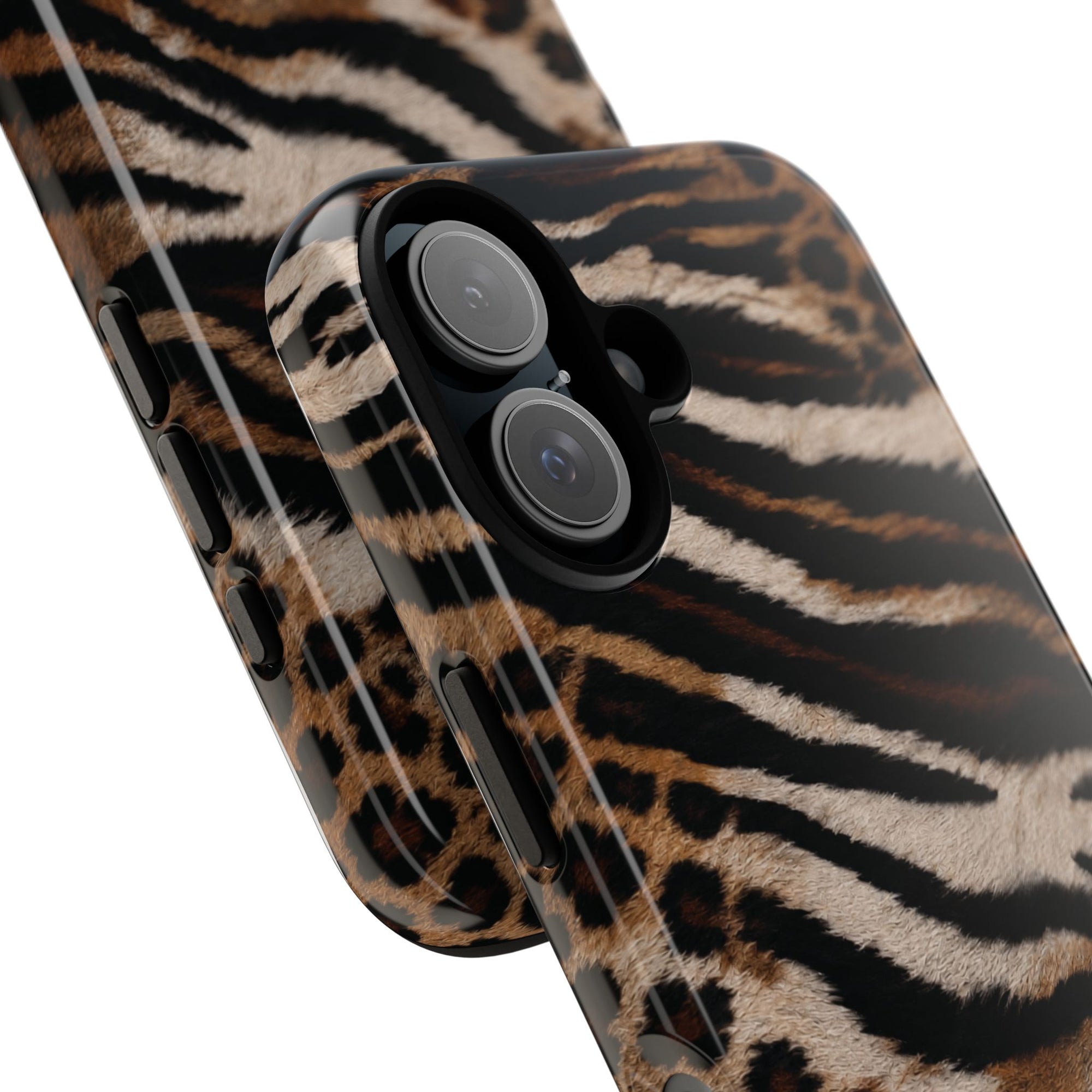 Tiger x Leopard iPhone Case | Cool Girl Mob Wife Aesthetic