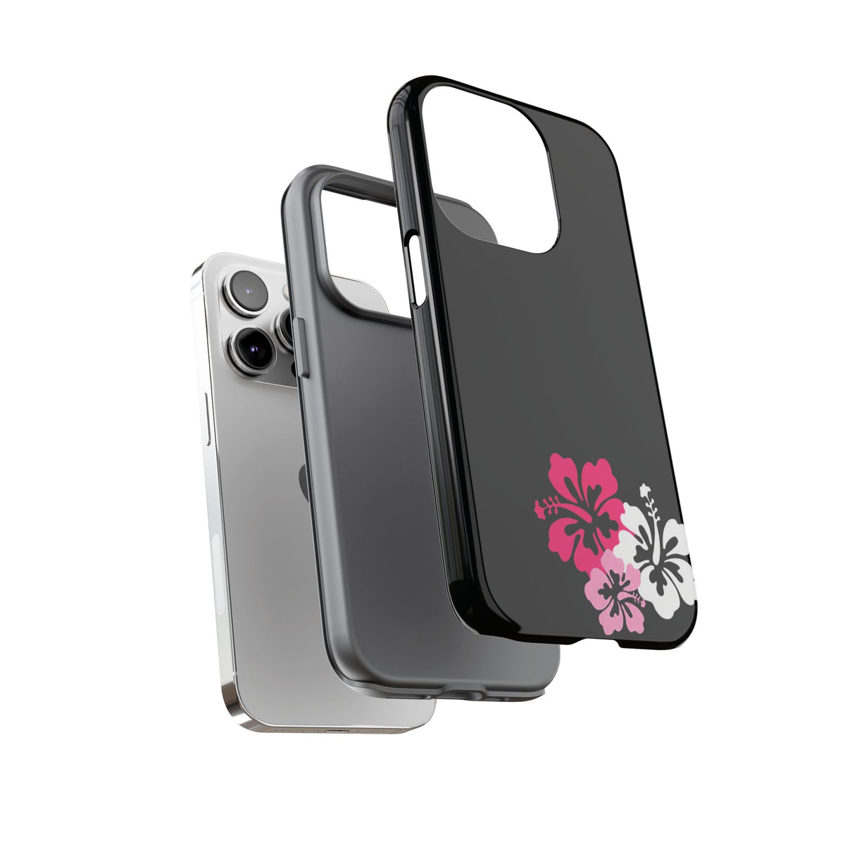 Y2K Hibiscus Floral Phone Case | Cute Coquette Tropical iPhone Case | Glossy Protective Girly Cover| dejavuu