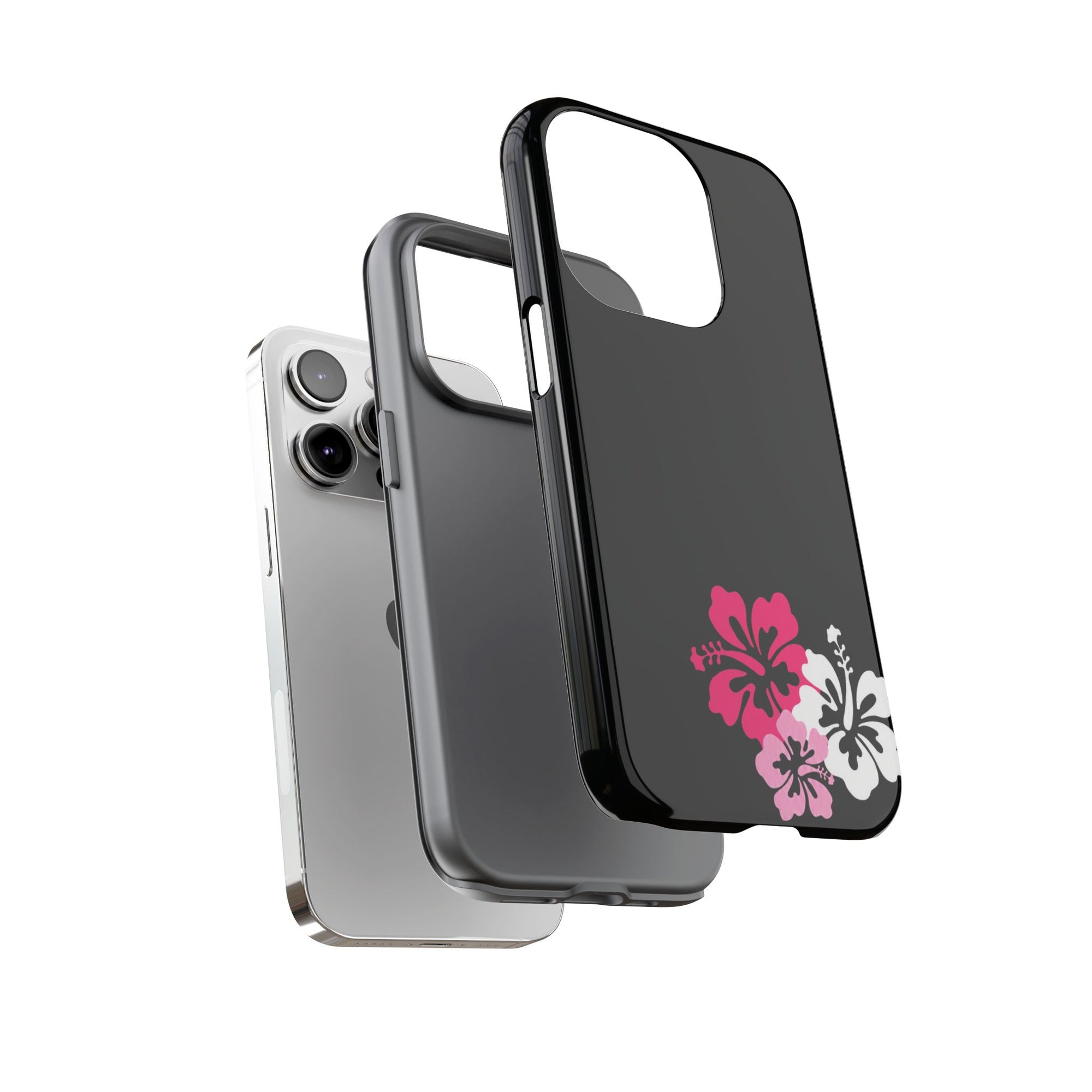 Y2K Hibiscus Floral Phone Case | Cute Coquette Tropical iPhone Case | Glossy Protective Girly Cover| dejavuu