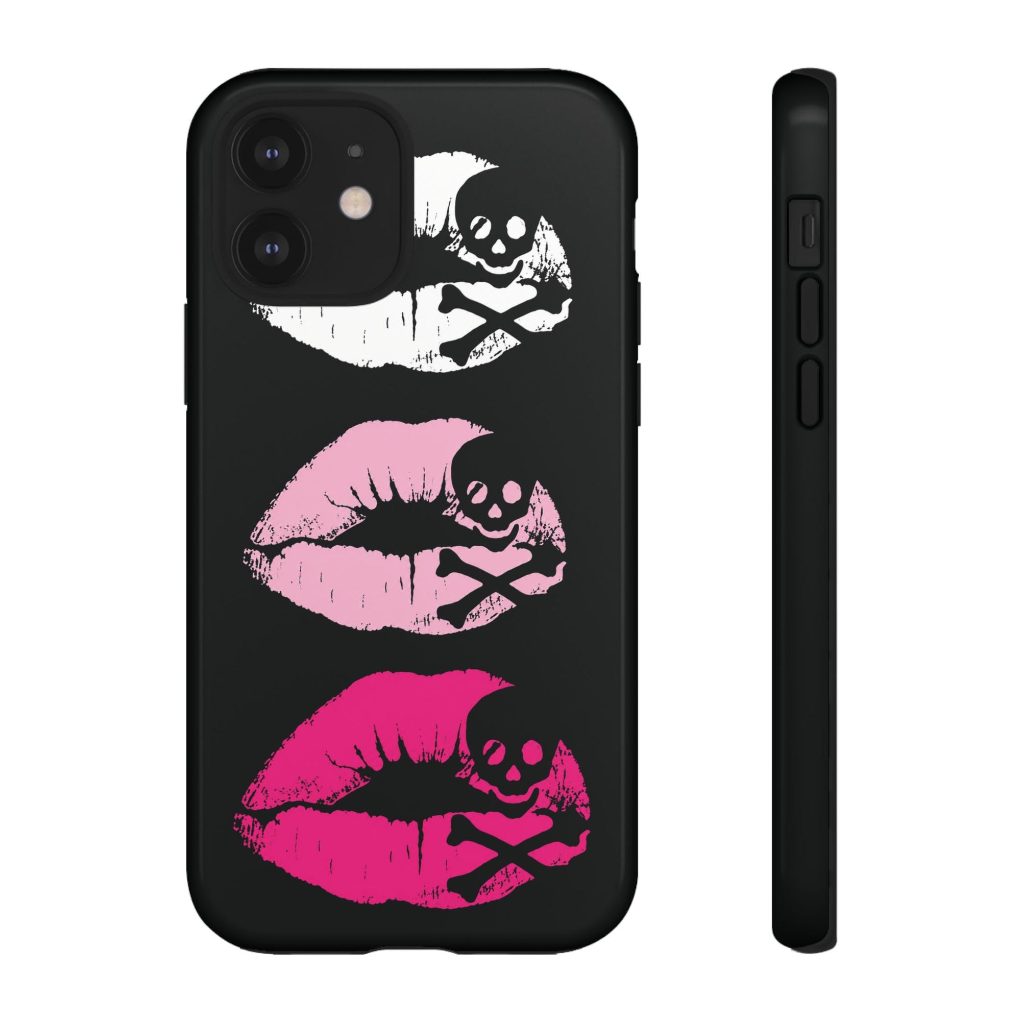 Skull Kiss Phone Case | Y2K Gothic Phone Case
