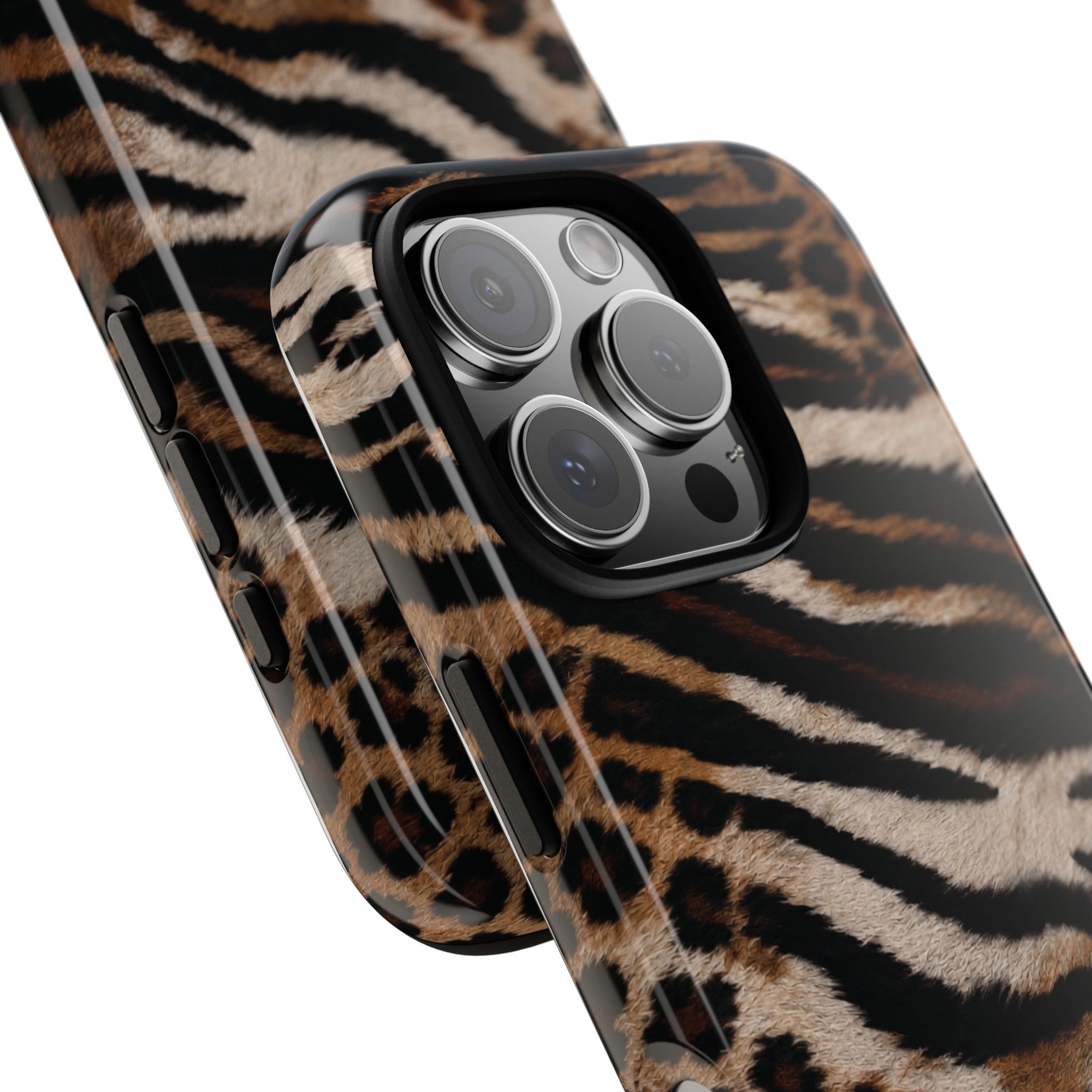 Tiger x Leopard iPhone Case | Cool Girl Mob Wife Aesthetic