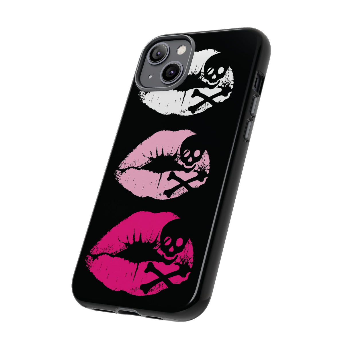 Skull Kiss Phone Case | Y2K Gothic Phone Case