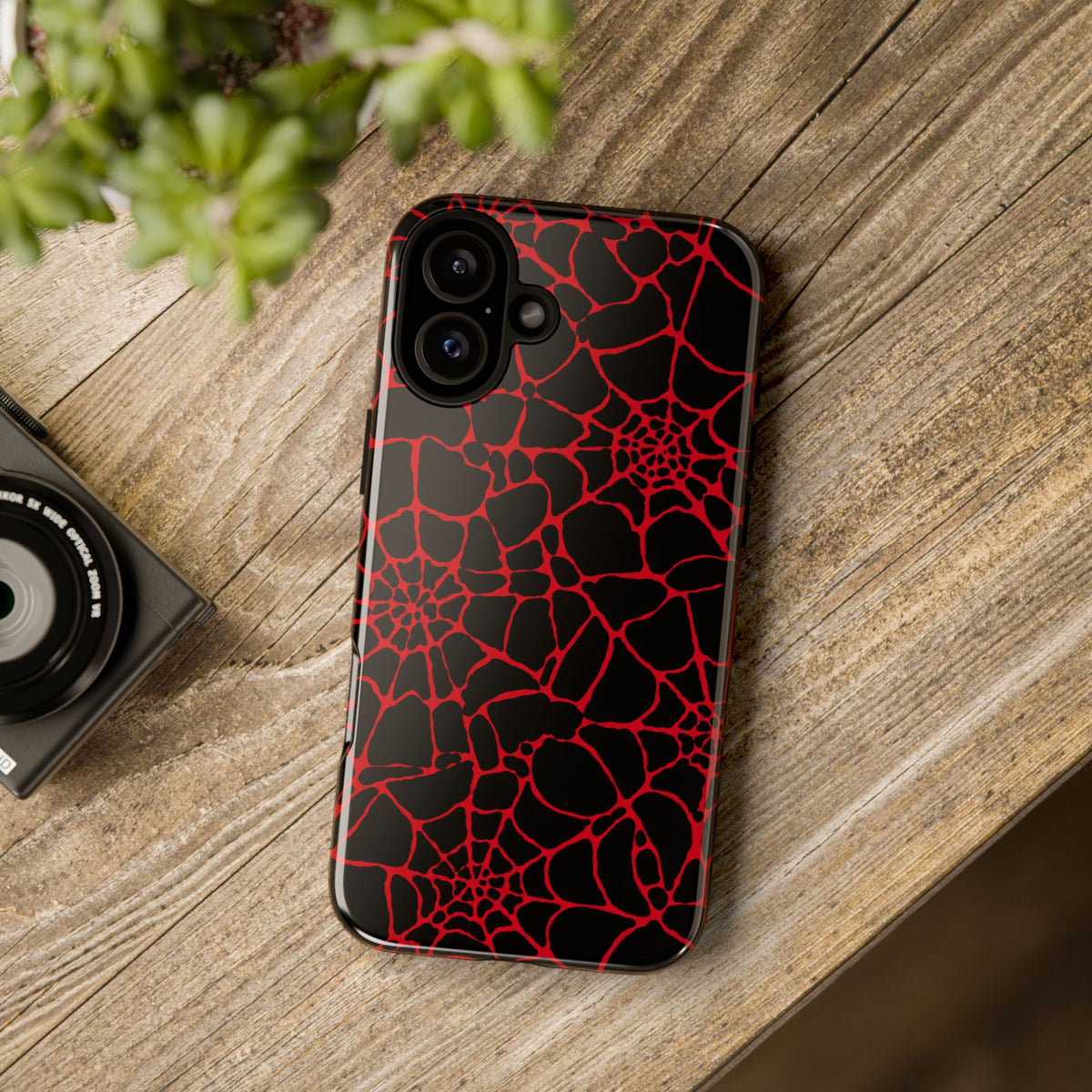 Y2K Spiderweb iPhone Case 🕷️ Goth Aesthetic Cute Emo Phone Case