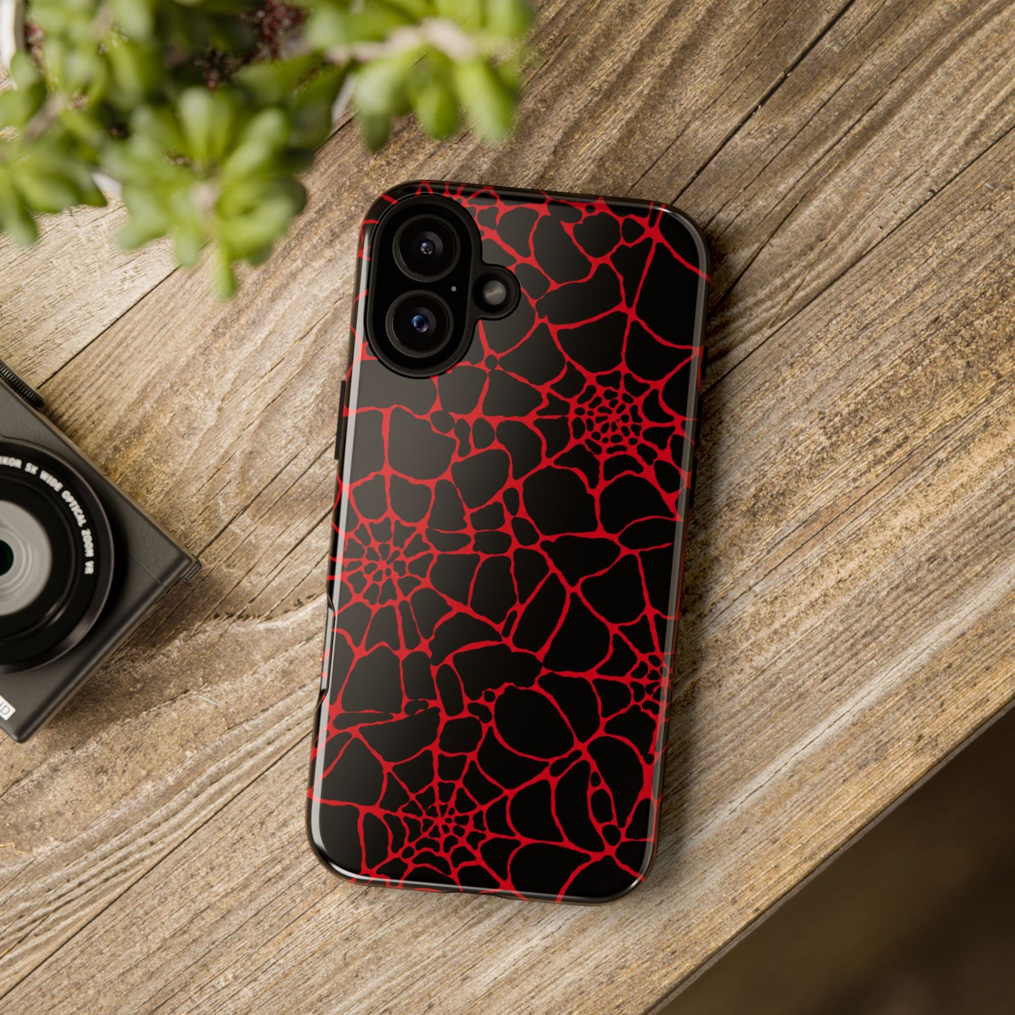 Y2K Spiderweb iPhone Case 🕷️ Goth Aesthetic Cute Emo Phone Case