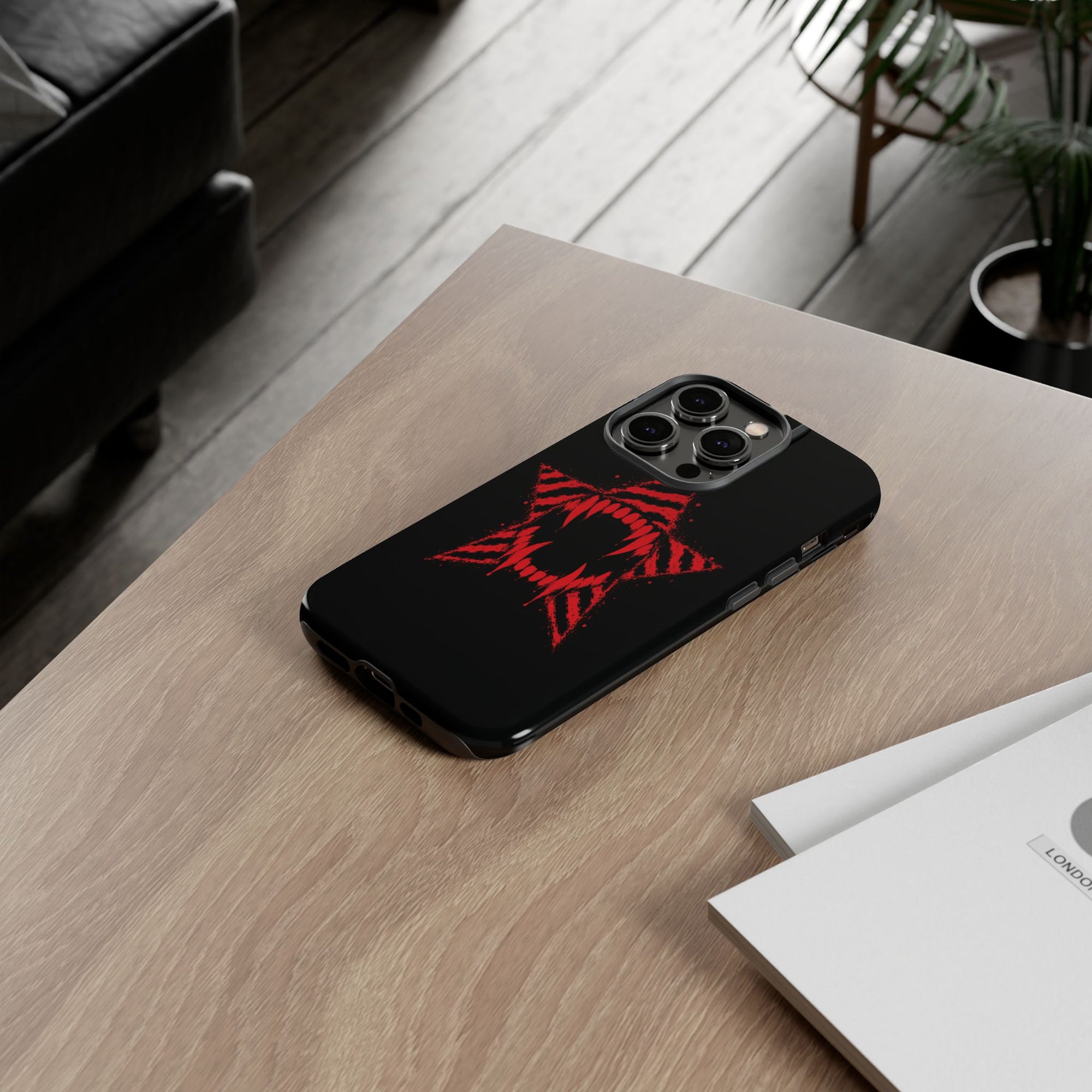 Vampire Star iPhone Case 🩸 Y2K Goth Alt Phone Case