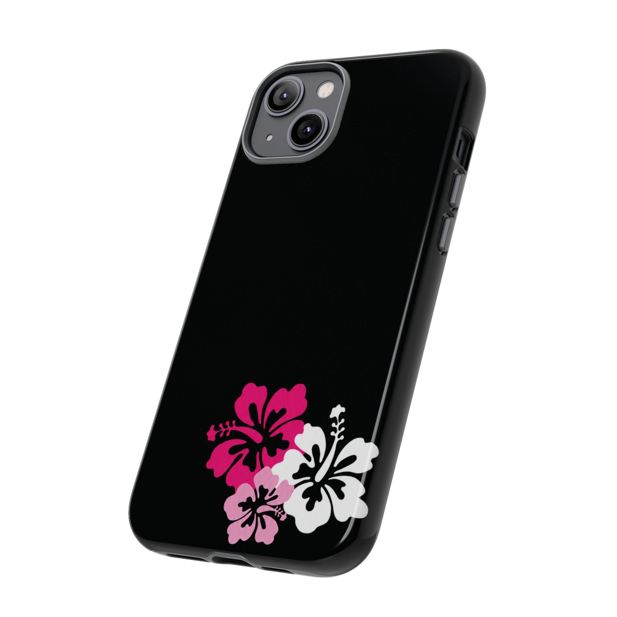 Y2K Hibiscus Floral Phone Case | Cute Coquette Tropical iPhone Case | Glossy Protective Girly Cover| dejavuu
