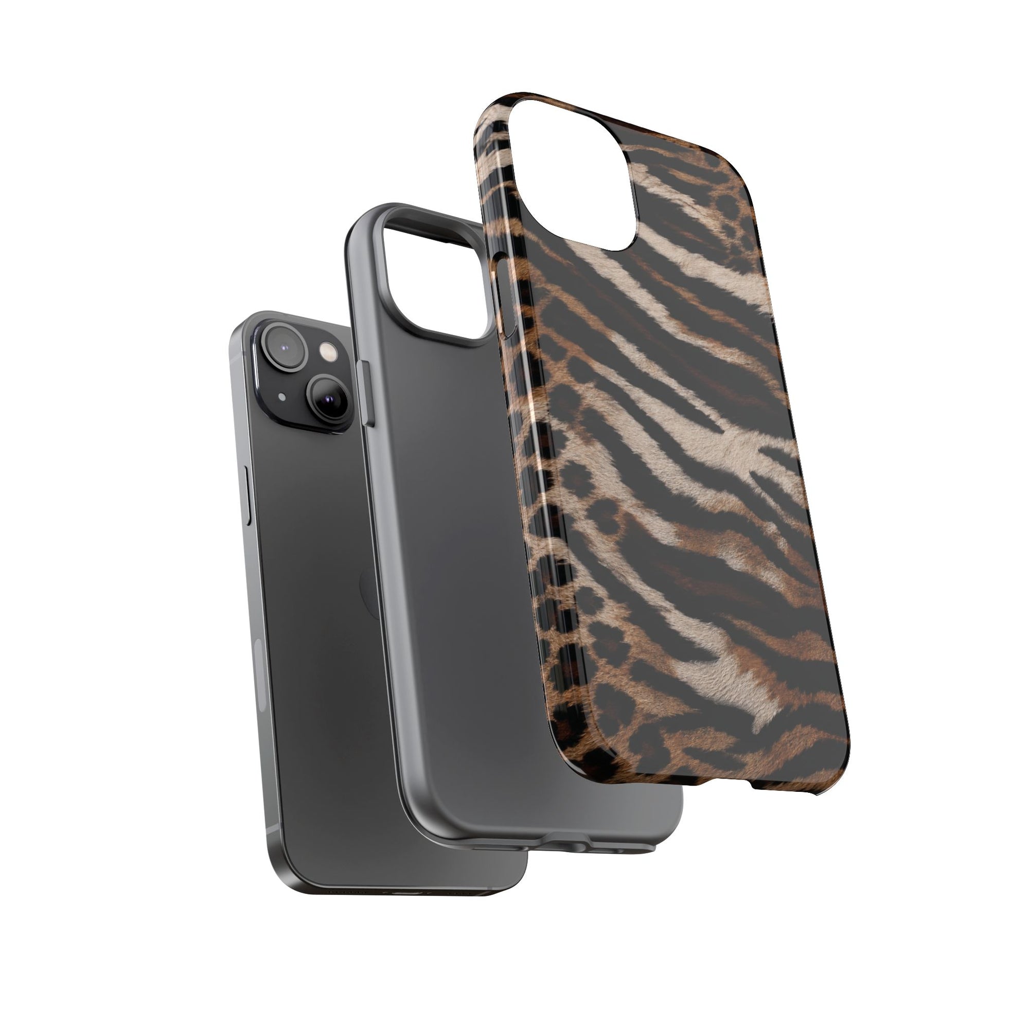 Tiger x Leopard iPhone Case | Cool Girl Mob Wife Aesthetic