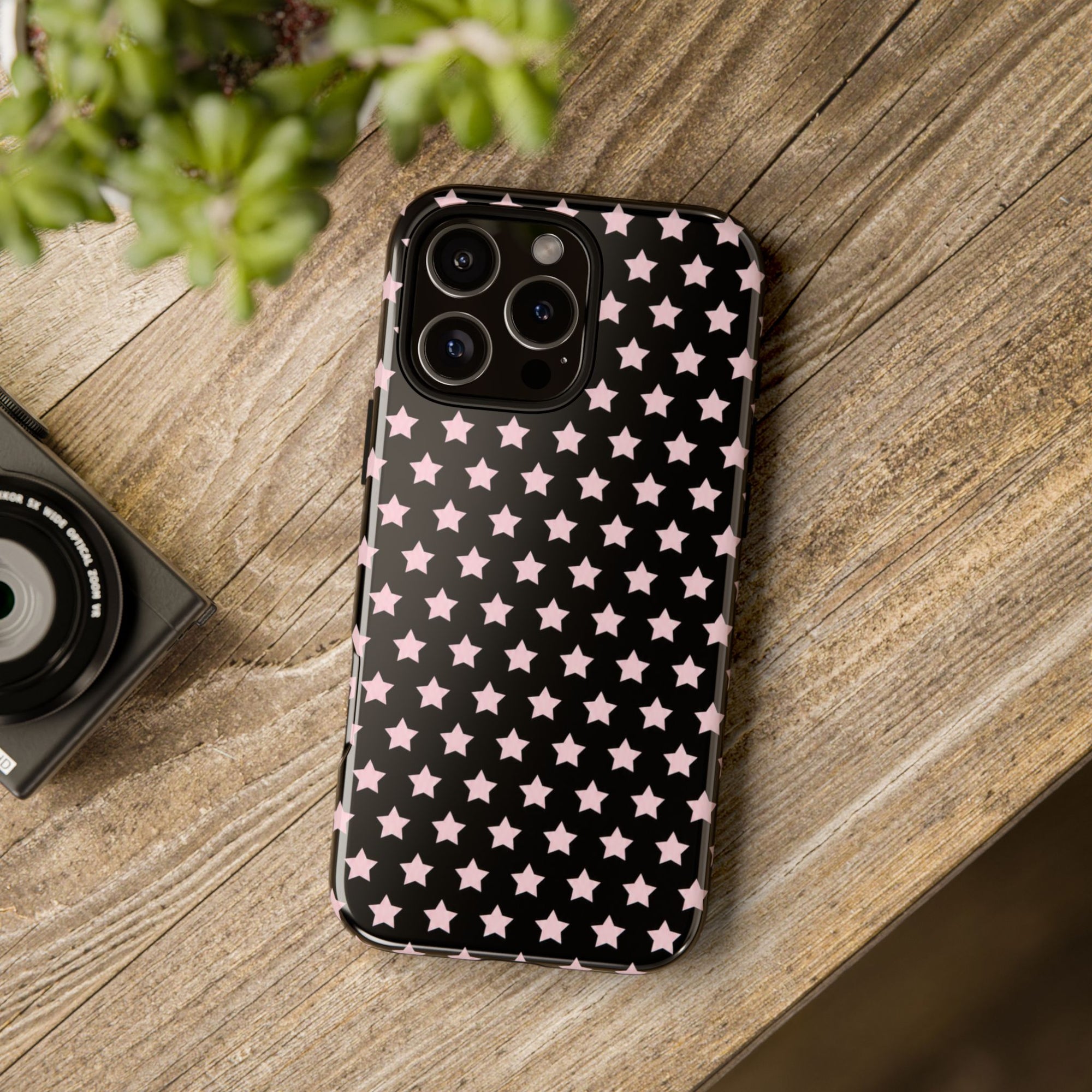 Star Girl iPhone Case ✦ Y2K Aesthetic Black Star Phone Case