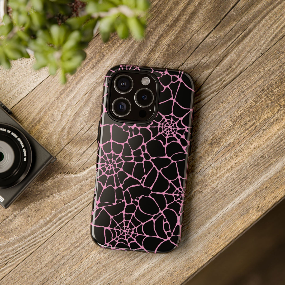 Y2K Spiderweb iPhone Case 🕷️ Goth Aesthetic Cute Emo Phone Case