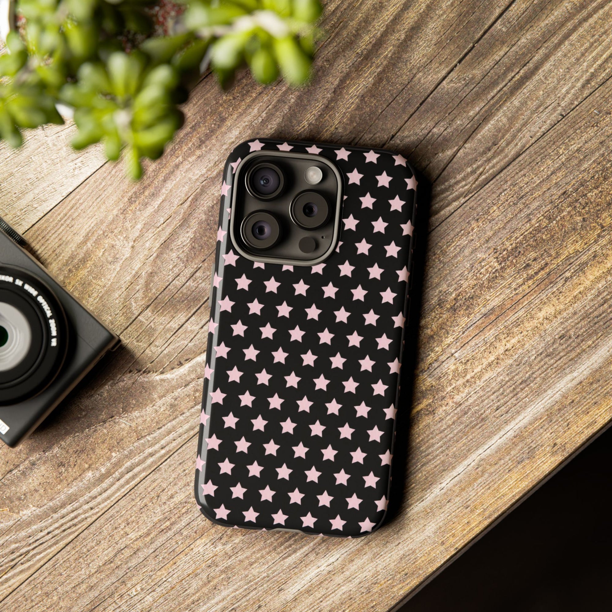 Star Girl iPhone Case ✦ Y2K Aesthetic Black Star Phone Case