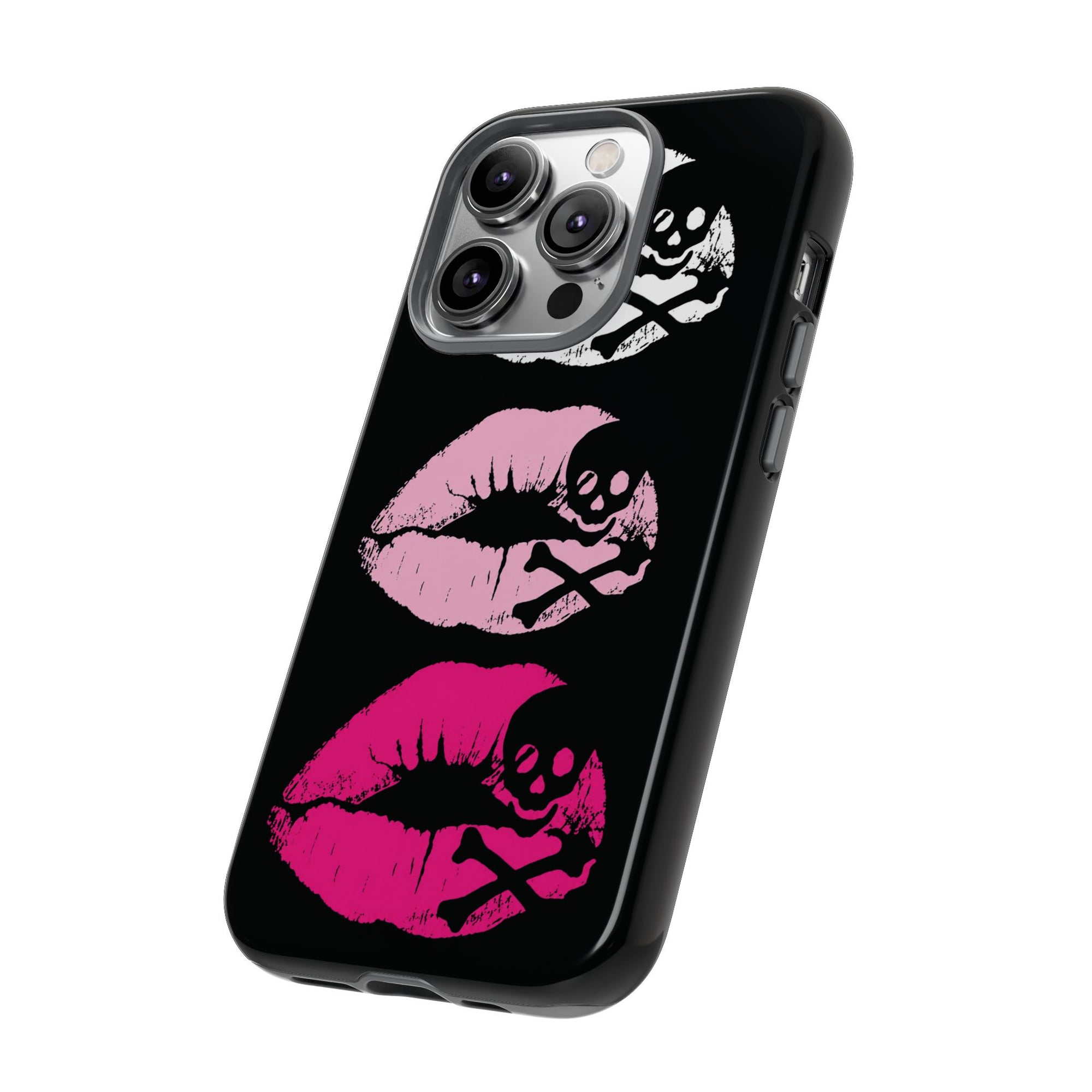 Skull Kiss Phone Case | Y2K Gothic Phone Case