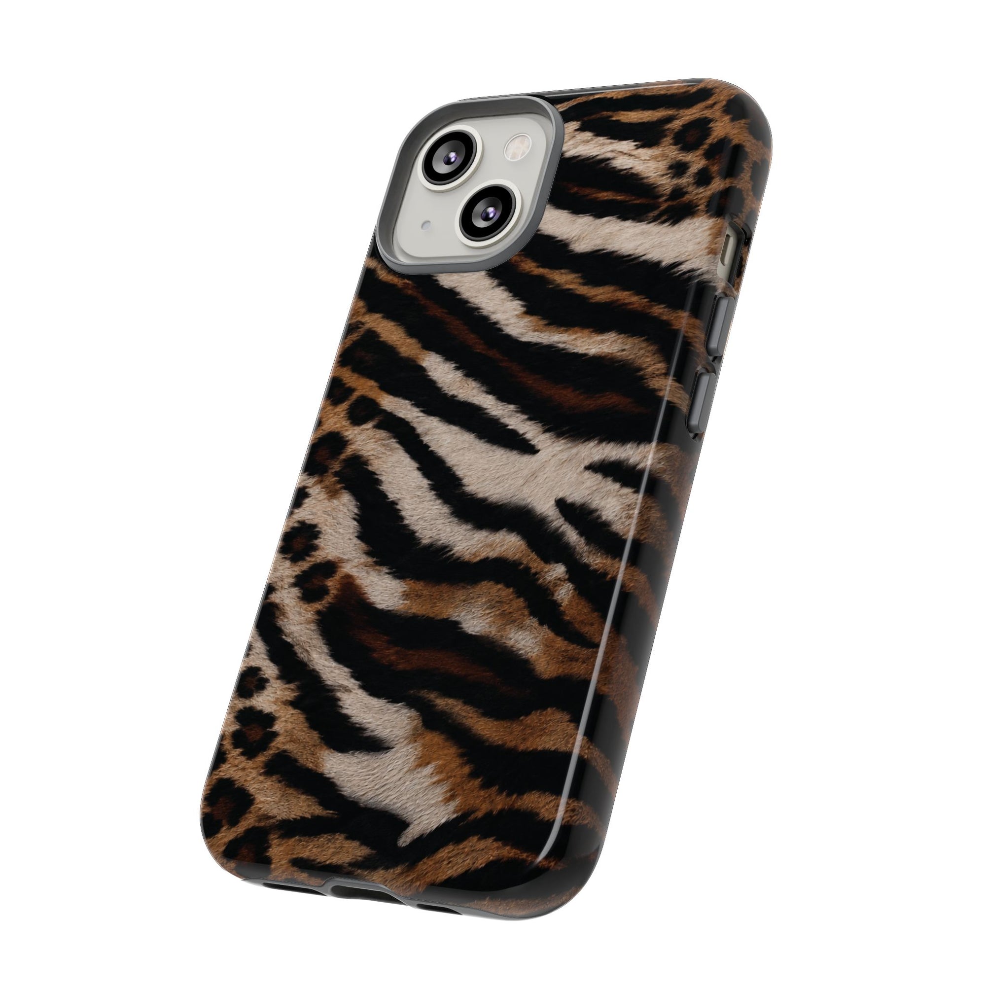 Tiger x Leopard iPhone Case | Cool Girl Mob Wife Aesthetic