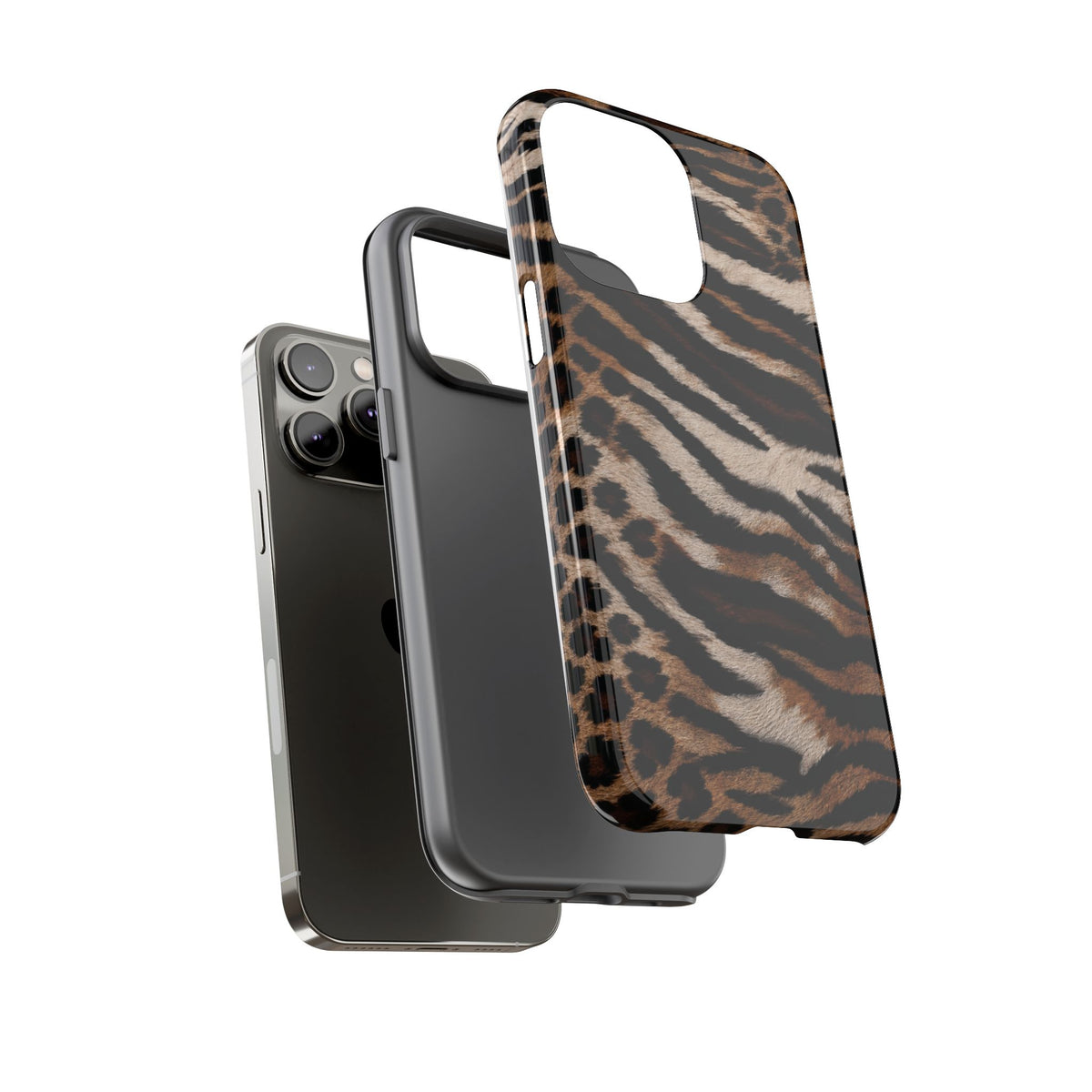 Tiger x Leopard iPhone Case | Cool Girl Mob Wife Aesthetic