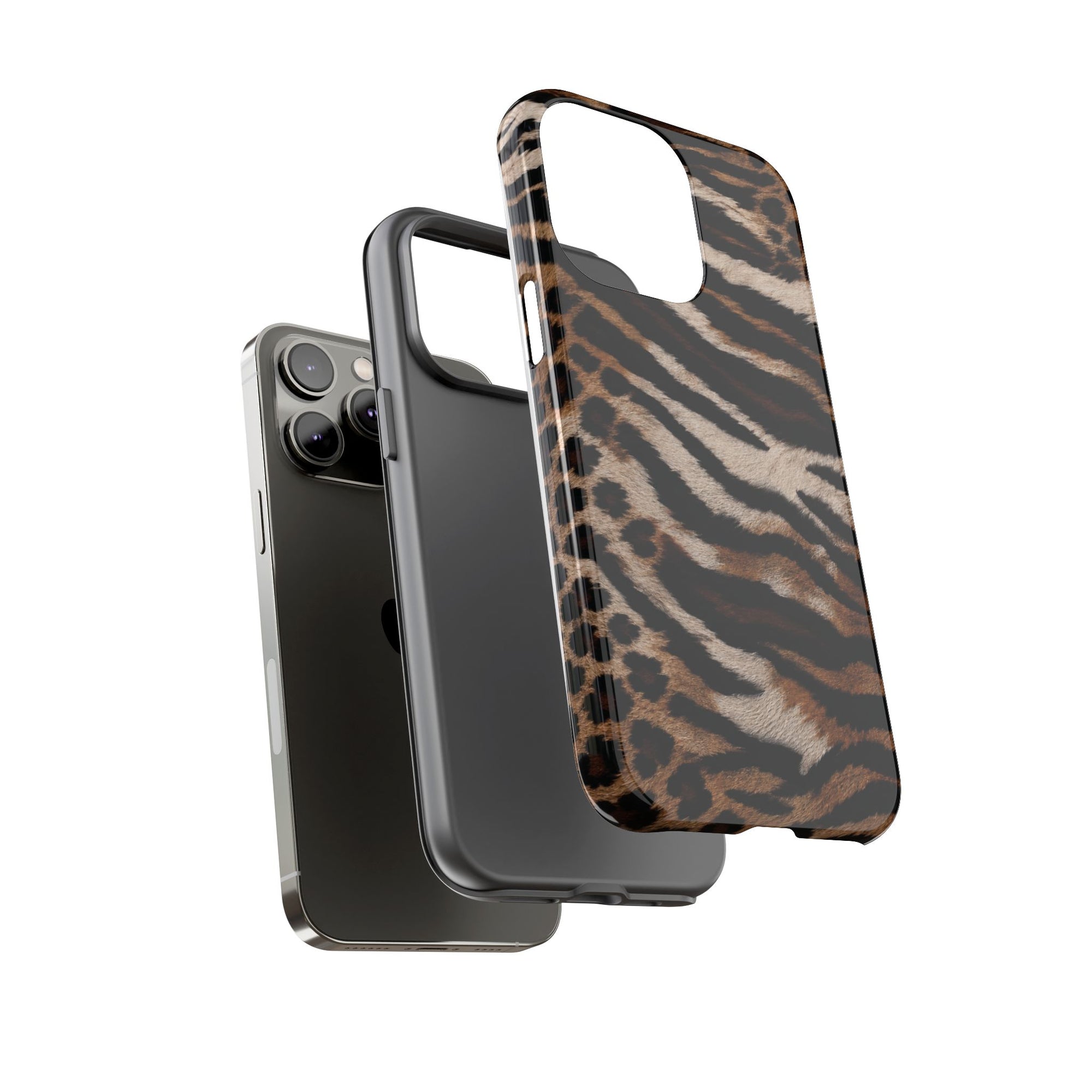 Tiger x Leopard iPhone Case | Cool Girl Mob Wife Aesthetic