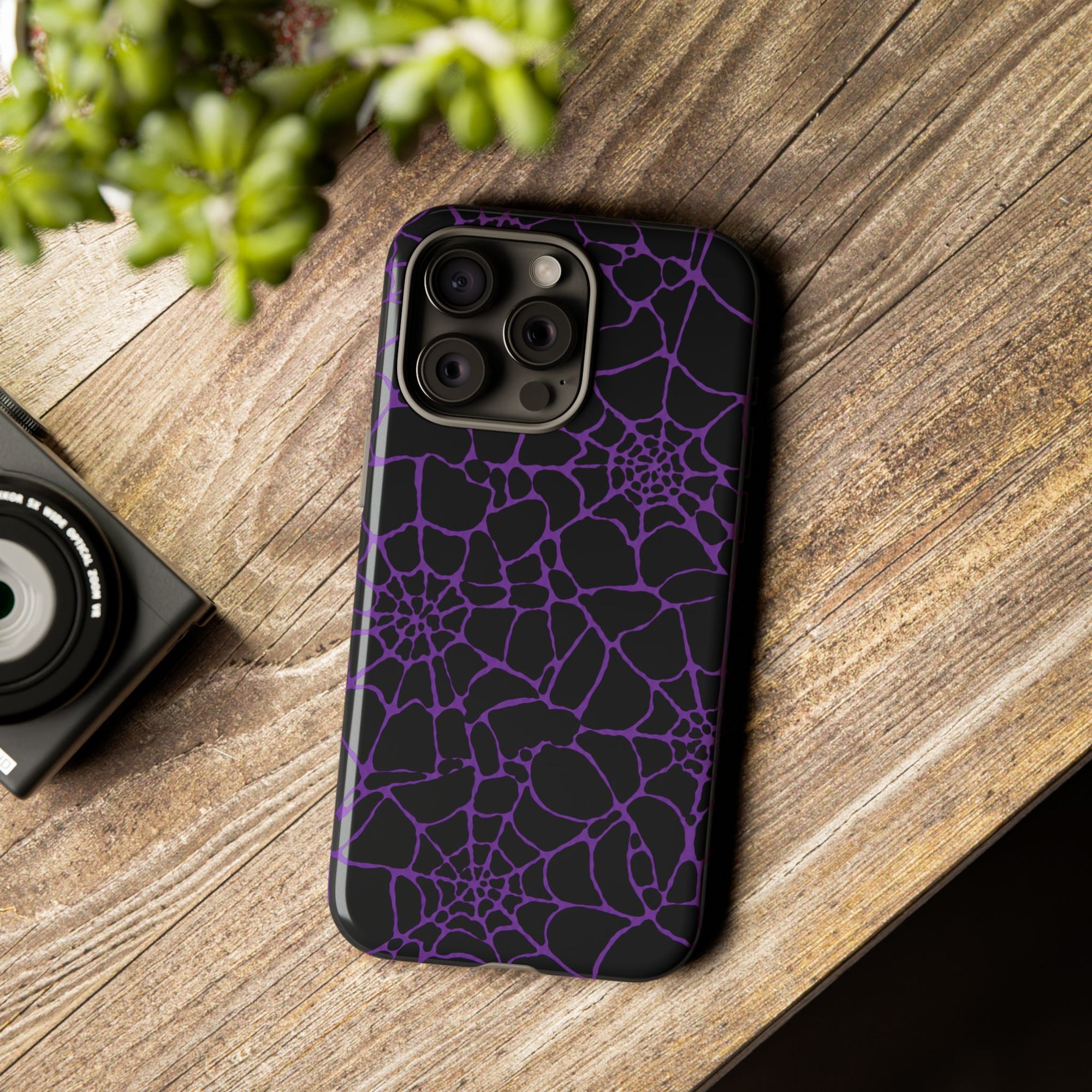 Y2K Spiderweb iPhone Case 🕷️ Goth Aesthetic Cute Emo Phone Case