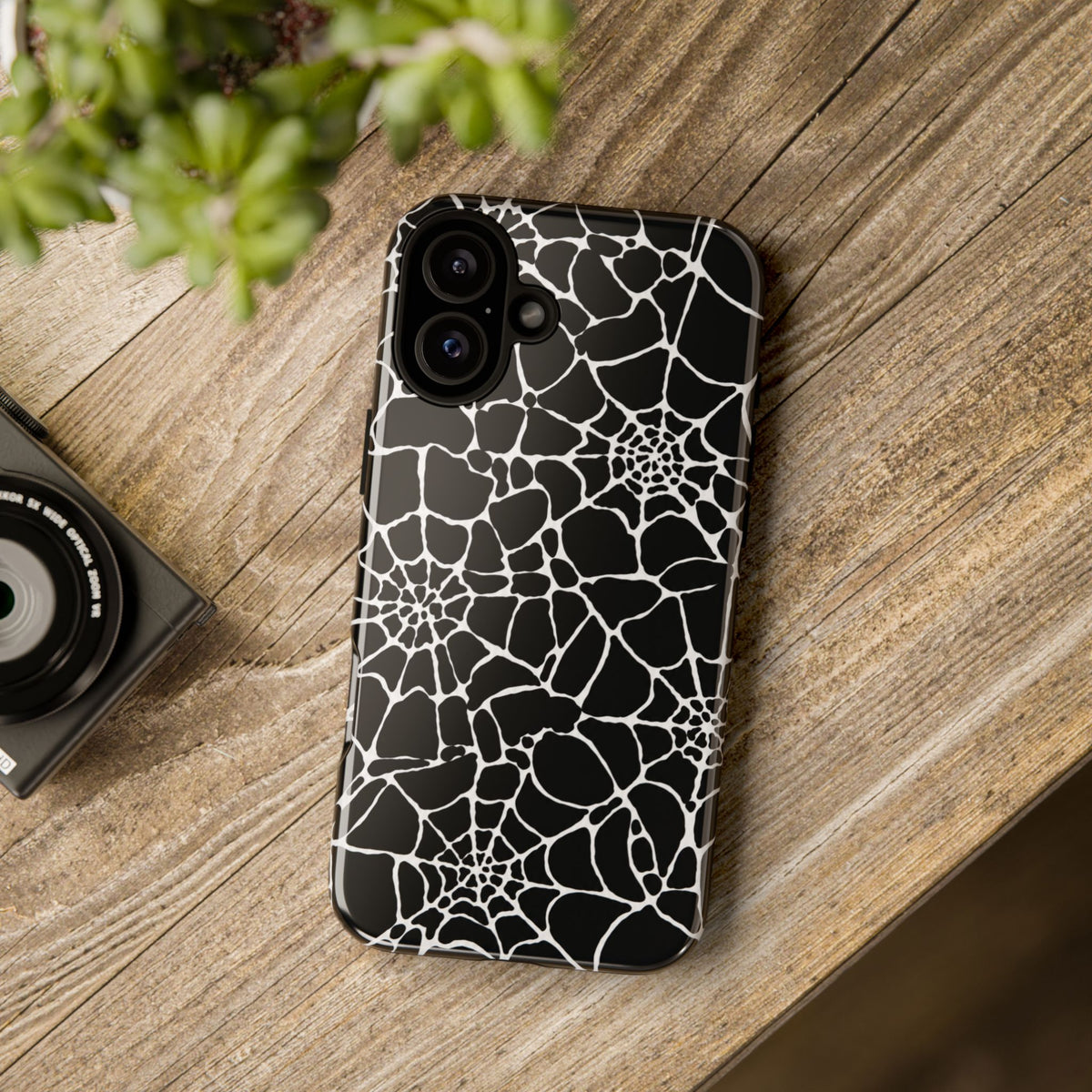 Y2K Spiderweb iPhone Case 🕷️ Goth Aesthetic Cute Emo Phone Case