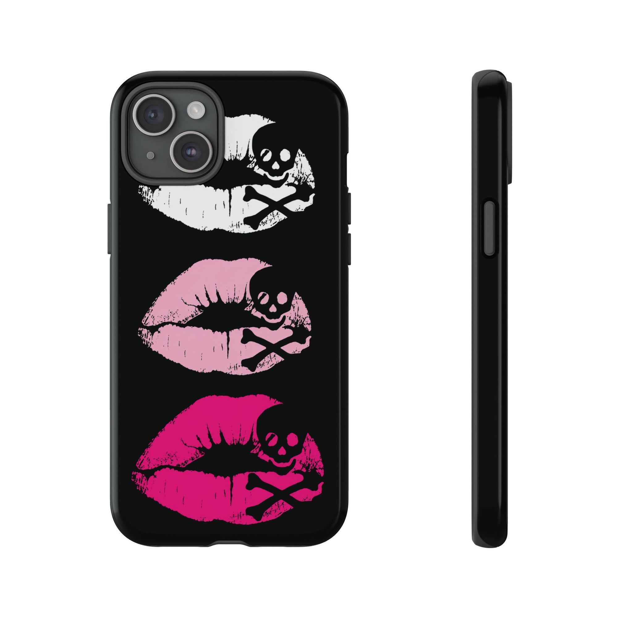 Skull Kiss Phone Case | Y2K Gothic Phone Case