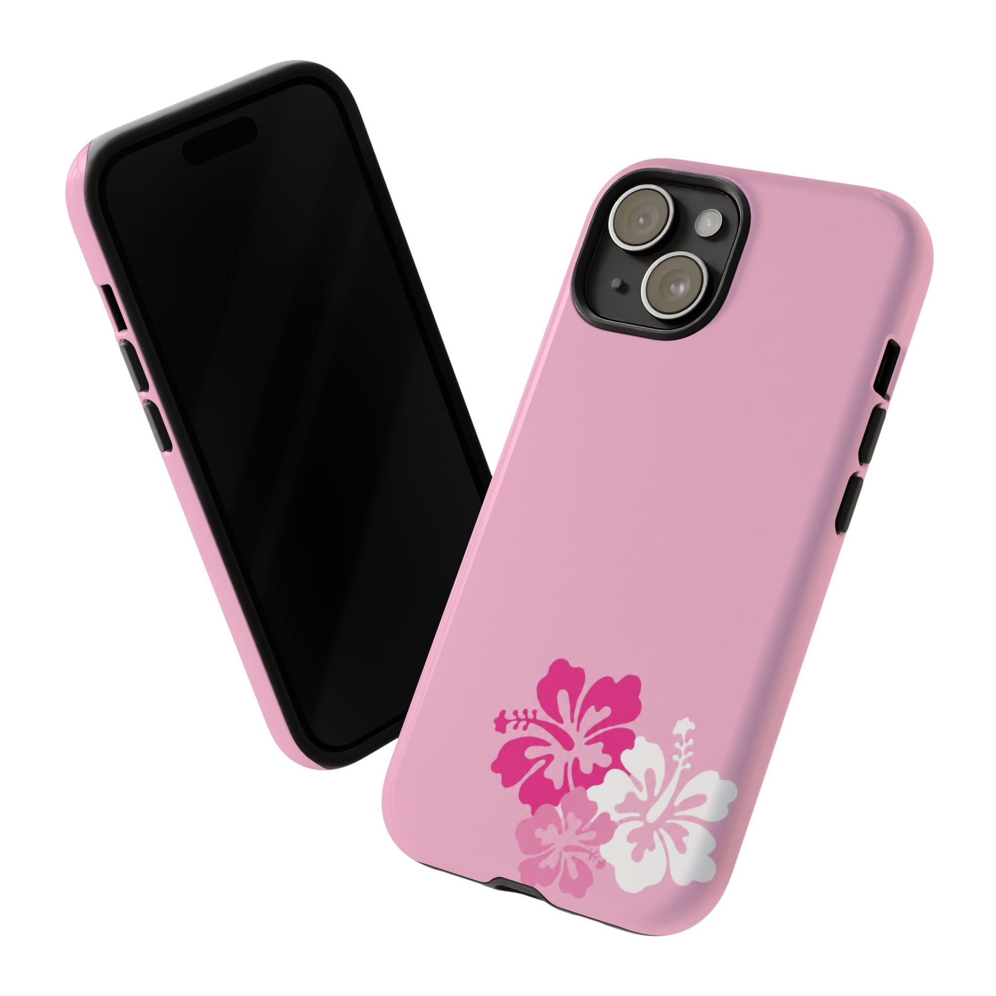 Y2K Hibiscus Floral Phone Case | Cute Coquette Tropical iPhone Case | Glossy Protective Girly Cover| dejavuu