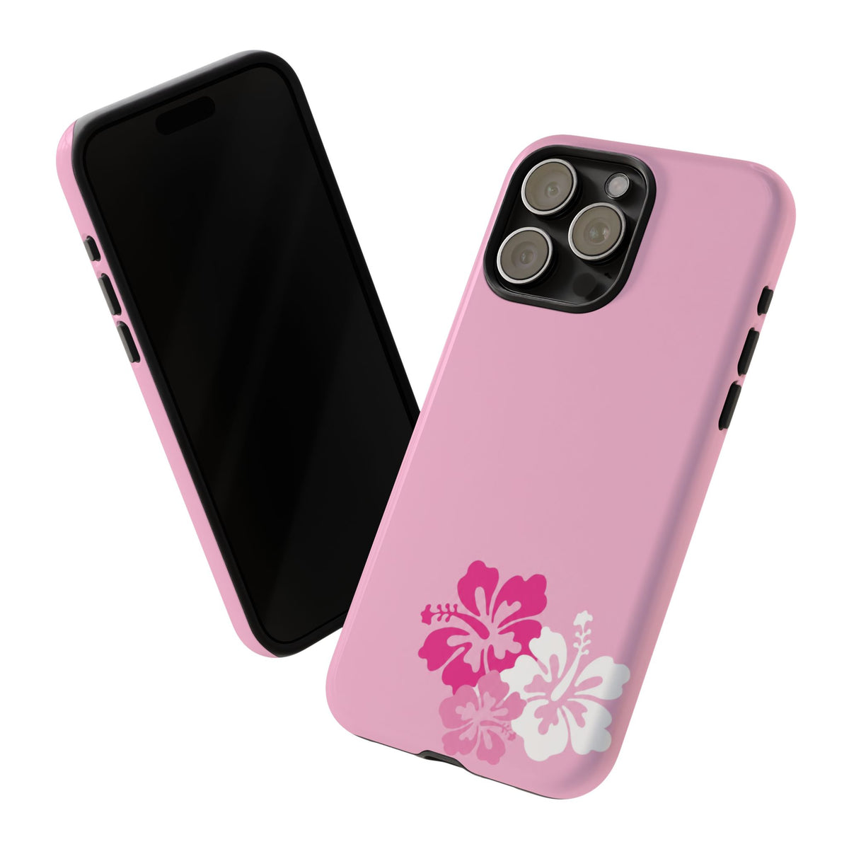 Y2K Hibiscus Floral Phone Case | Cute Coquette Tropical iPhone Case | Glossy Protective Girly Cover| dejavuu