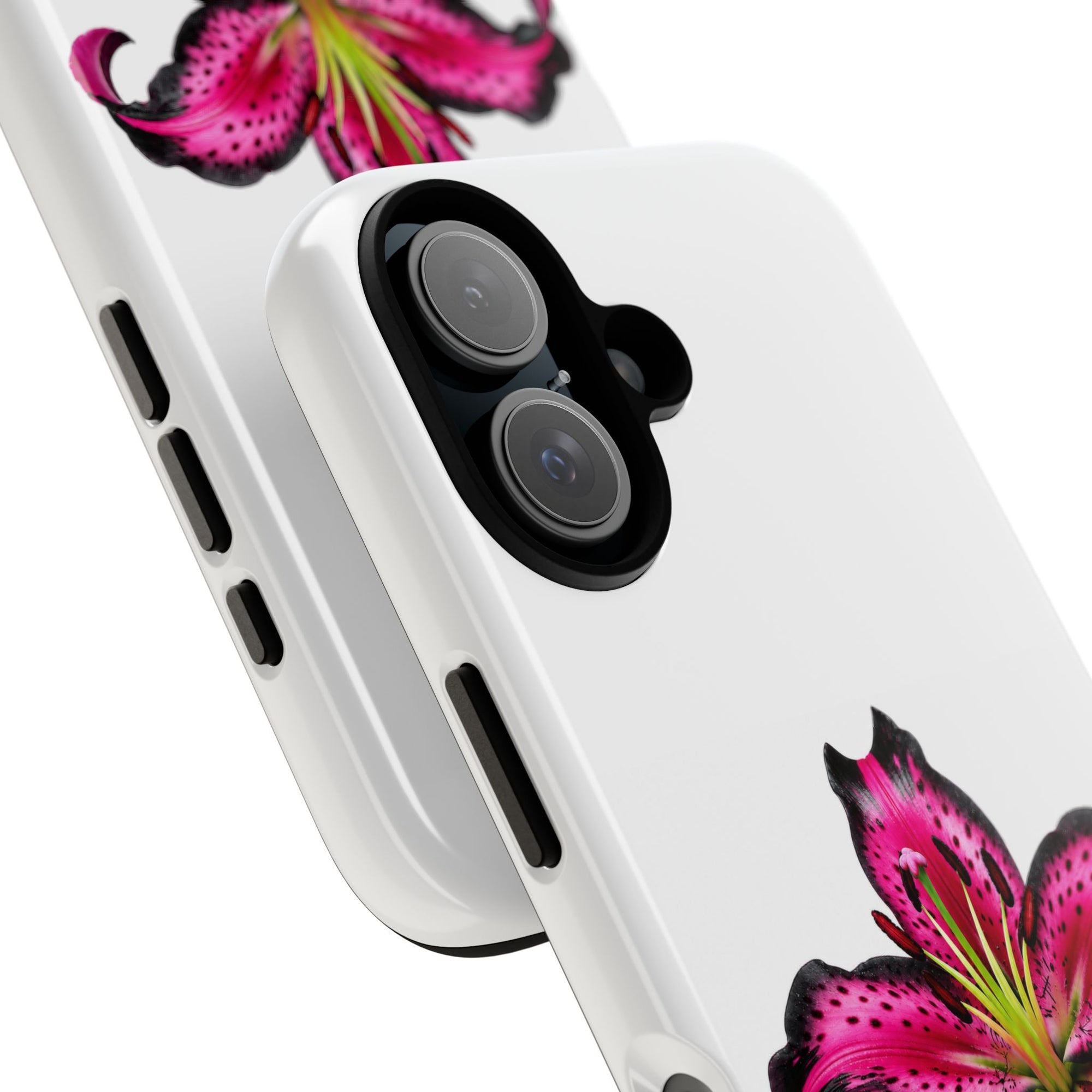 Pink Lily Christian iPhone Case ✝️ Coquette Faith Aesthetic Bible Verse Phone Case