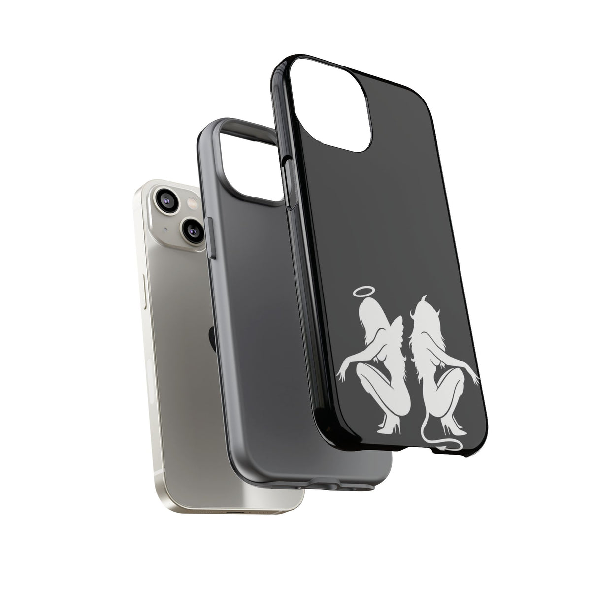 Devil VS Angel Phone Case| Gothic Y2K Phone Case