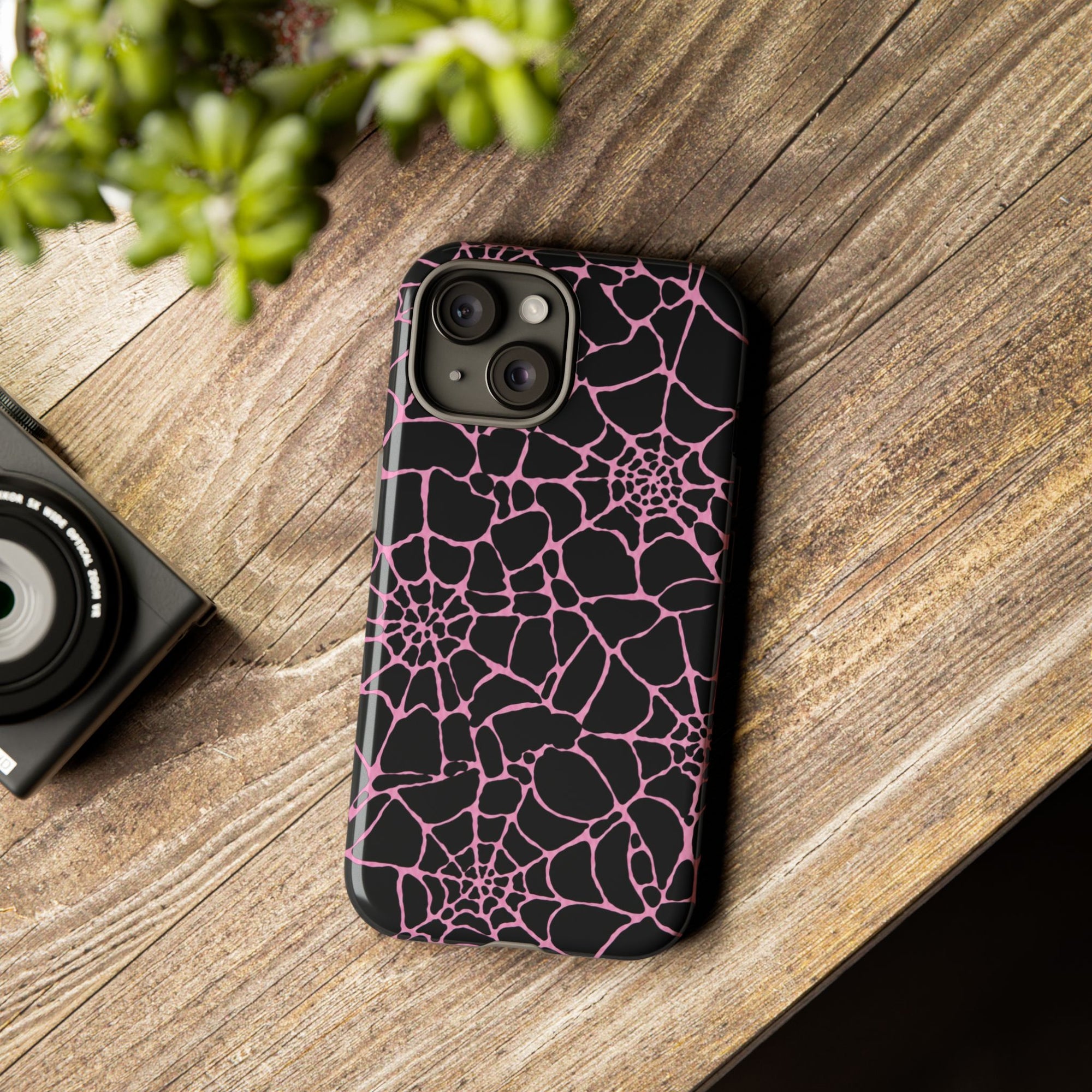 Y2K Spiderweb iPhone Case 🕷️ Goth Aesthetic Cute Emo Phone Case