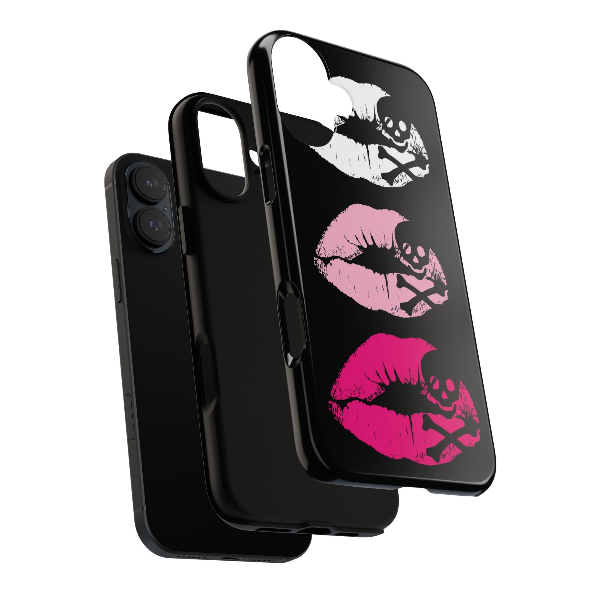 Skull Kiss Phone Case | Y2K Gothic Phone Case