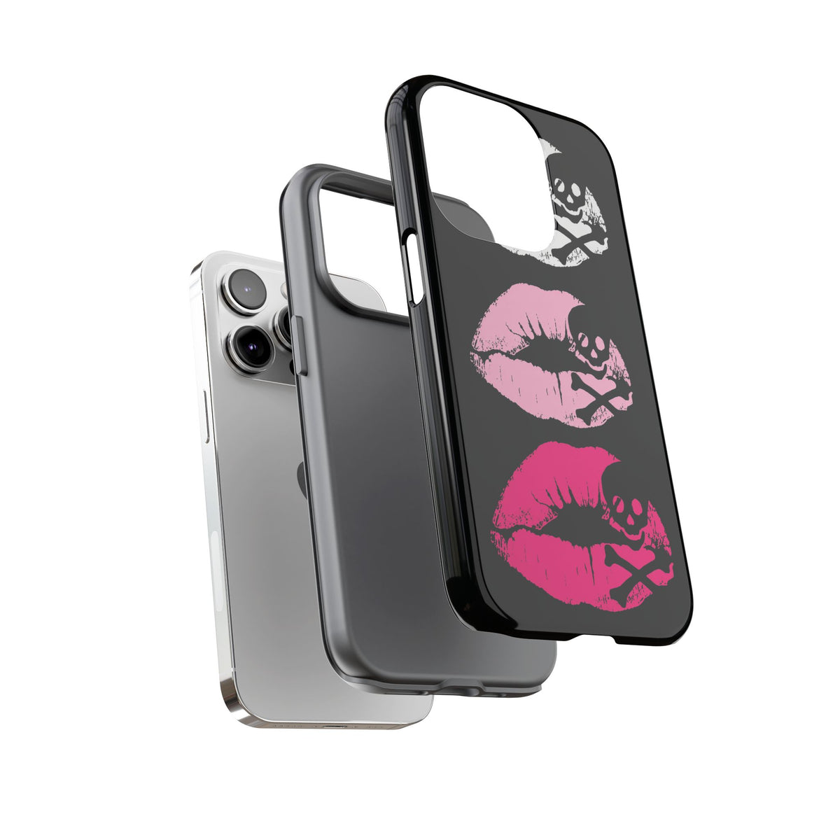 Skull Kiss Phone Case | Y2K Gothic Phone Case