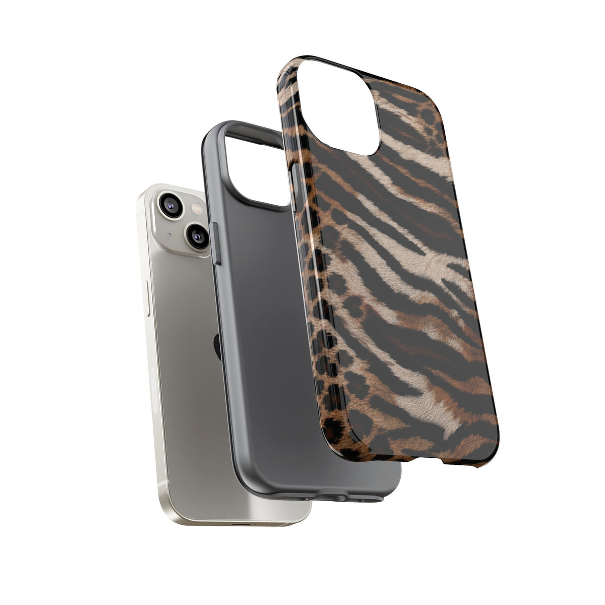 Tiger x Leopard iPhone Case | Cool Girl Mob Wife Aesthetic