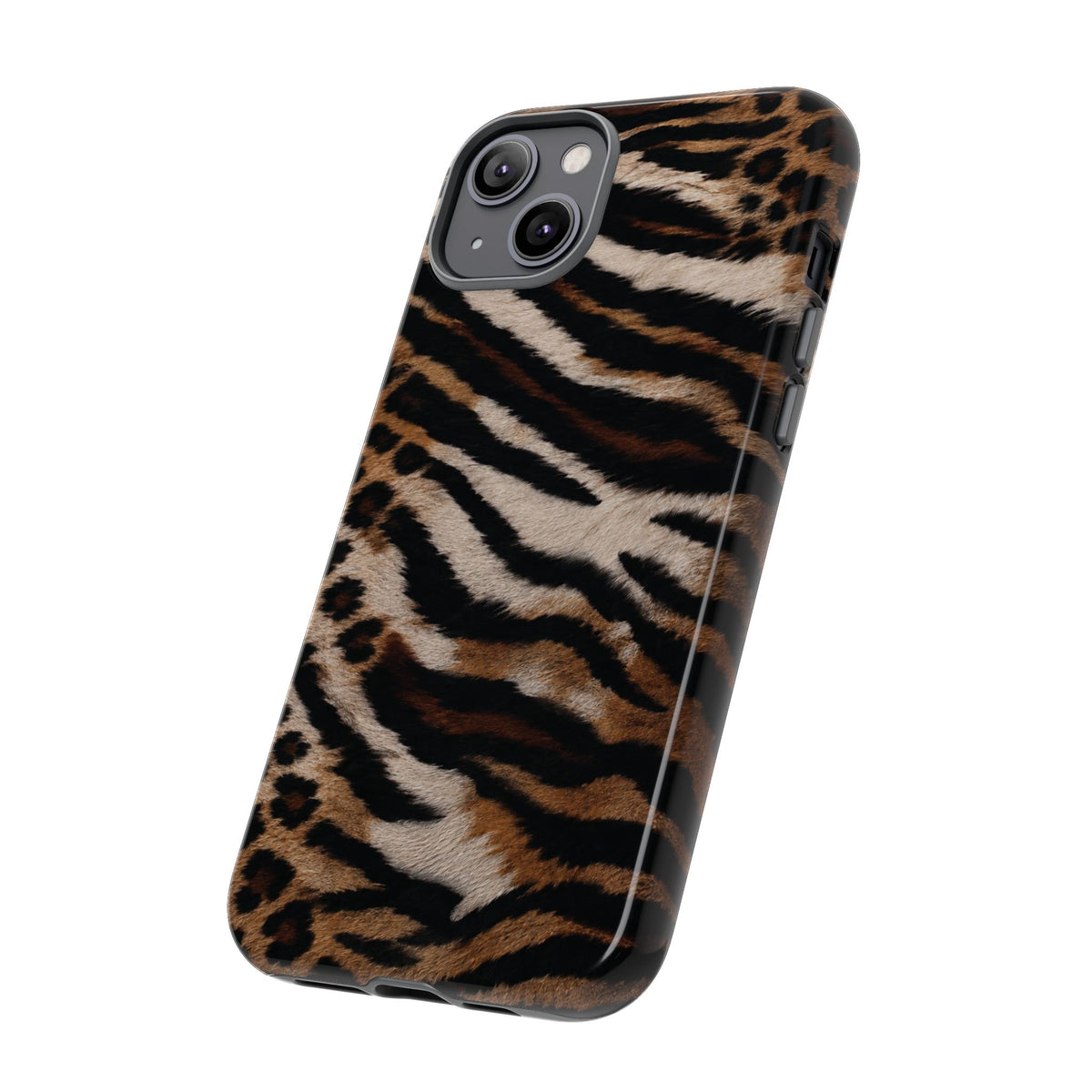 Tiger x Leopard iPhone Case | Cool Girl Mob Wife Aesthetic