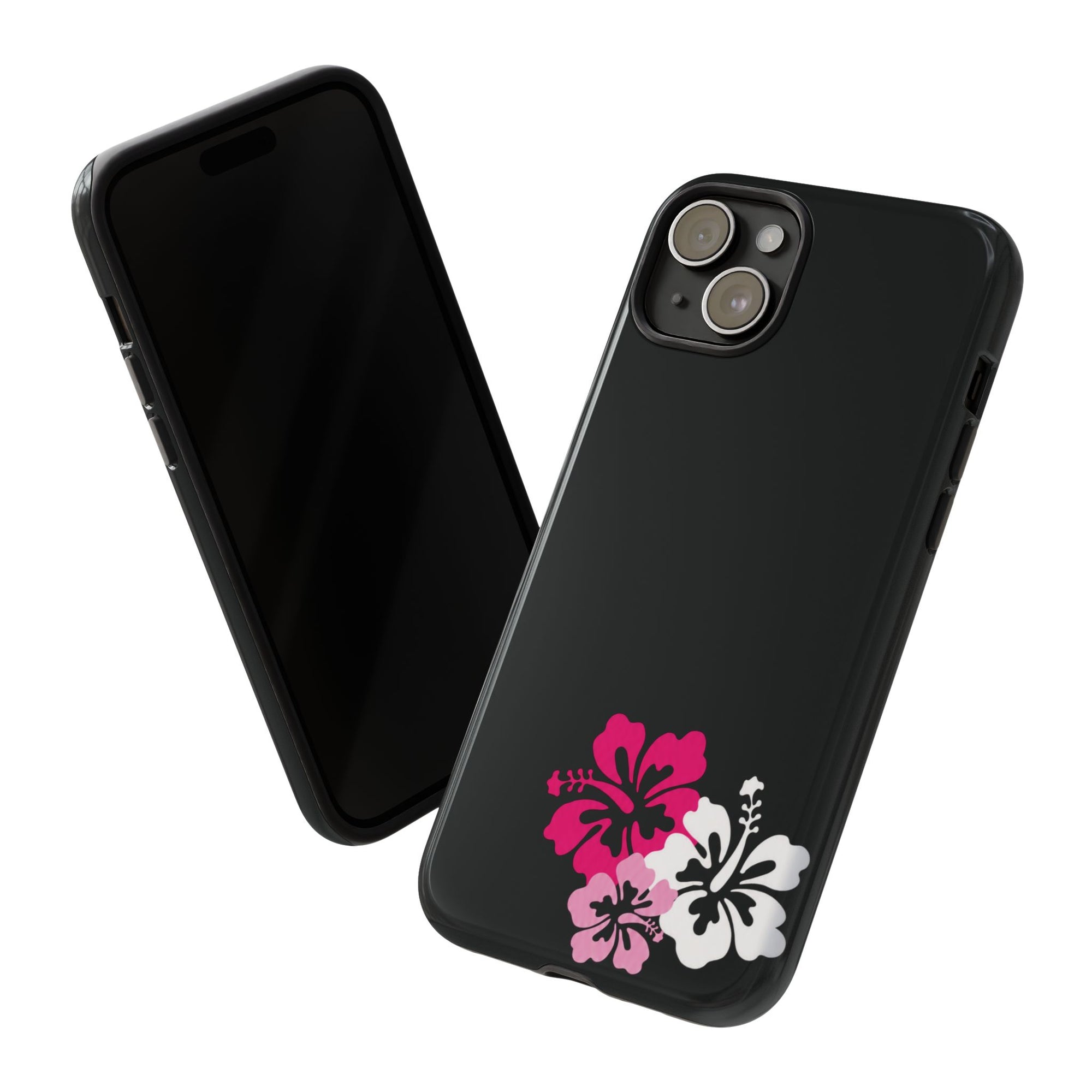 Y2K Hibiscus Floral Phone Case | Cute Coquette Tropical iPhone Case | Glossy Protective Girly Cover| dejavuu