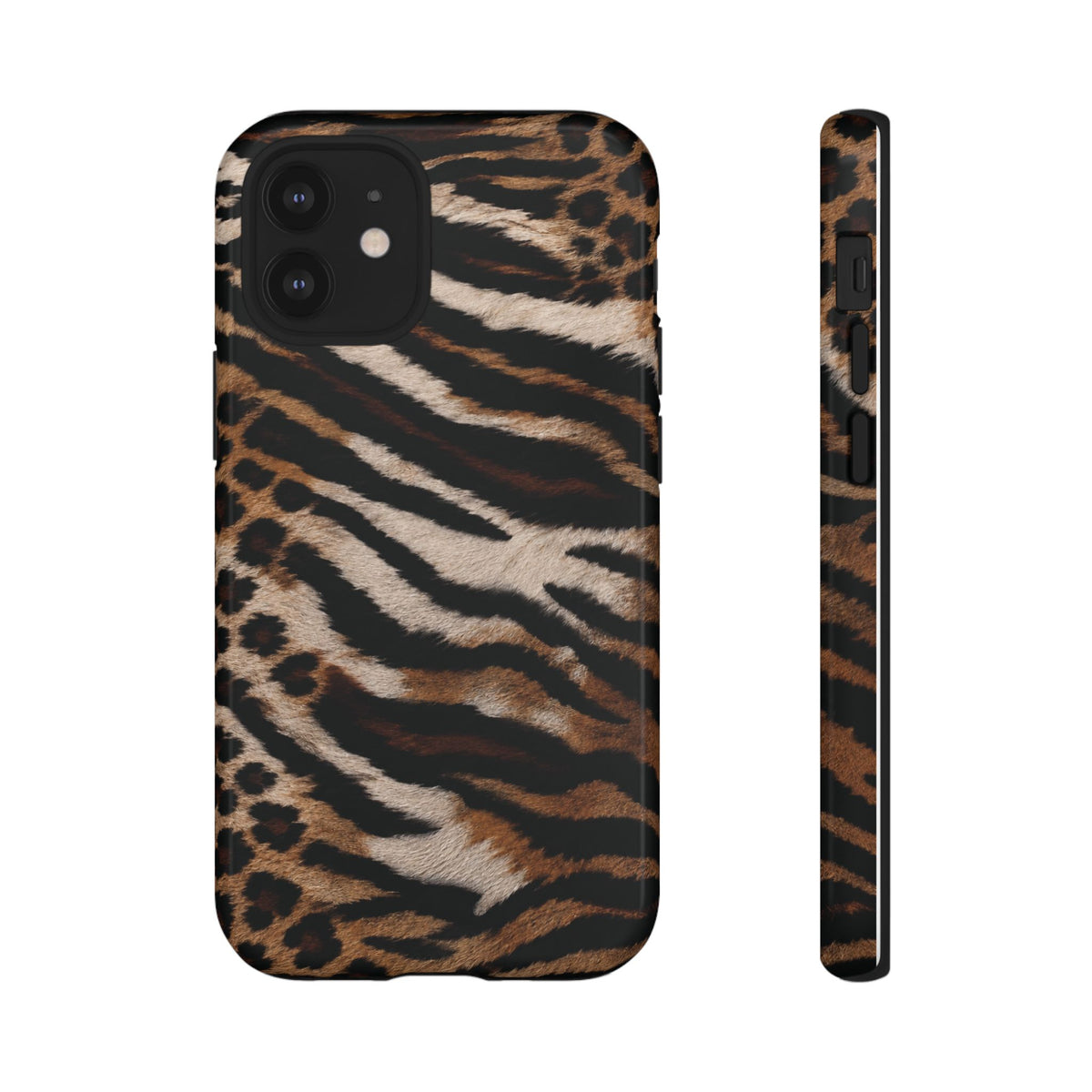 Tiger x Leopard iPhone Case | Cool Girl Mob Wife Aesthetic