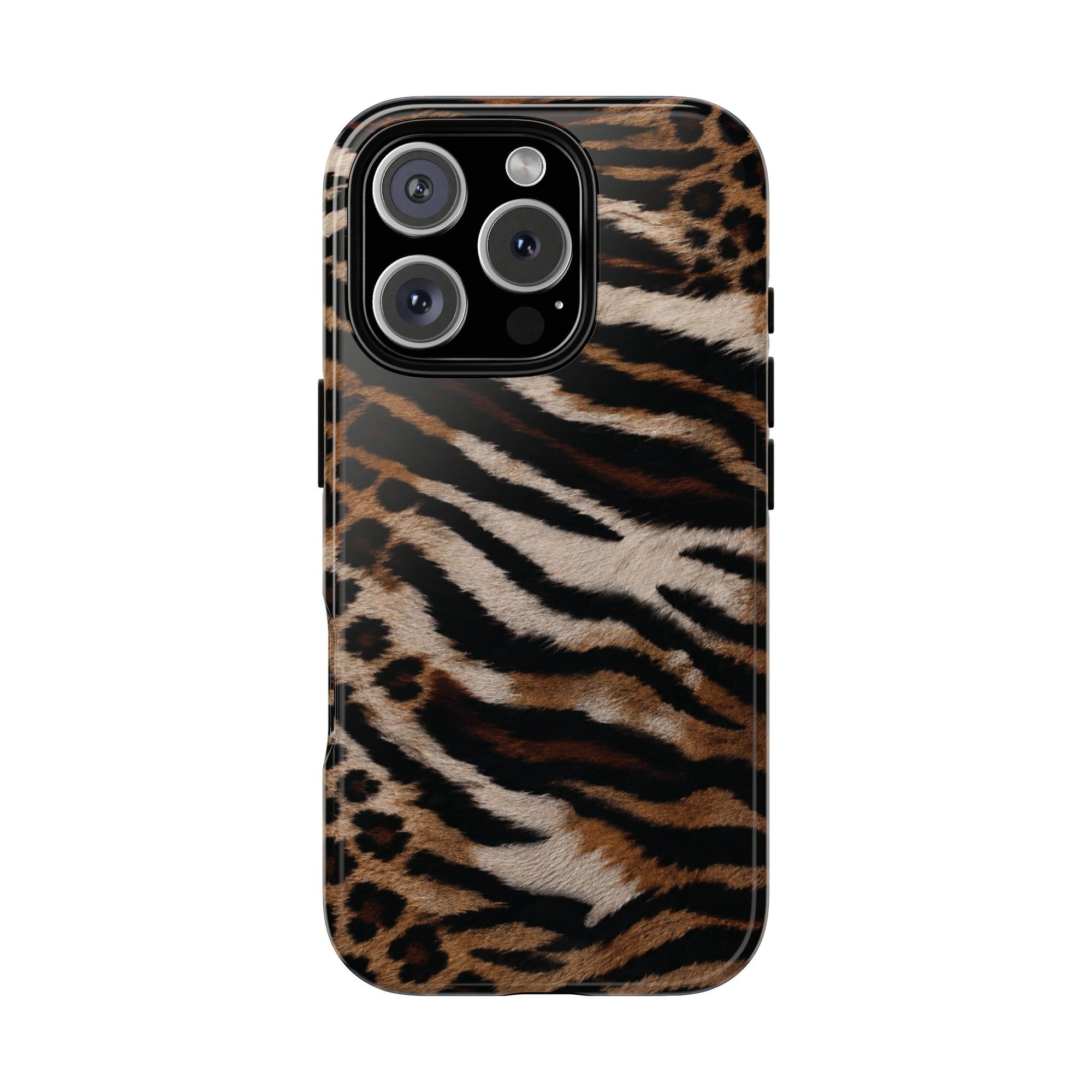 Tiger x Leopard iPhone Case | Cool Girl Mob Wife Aesthetic