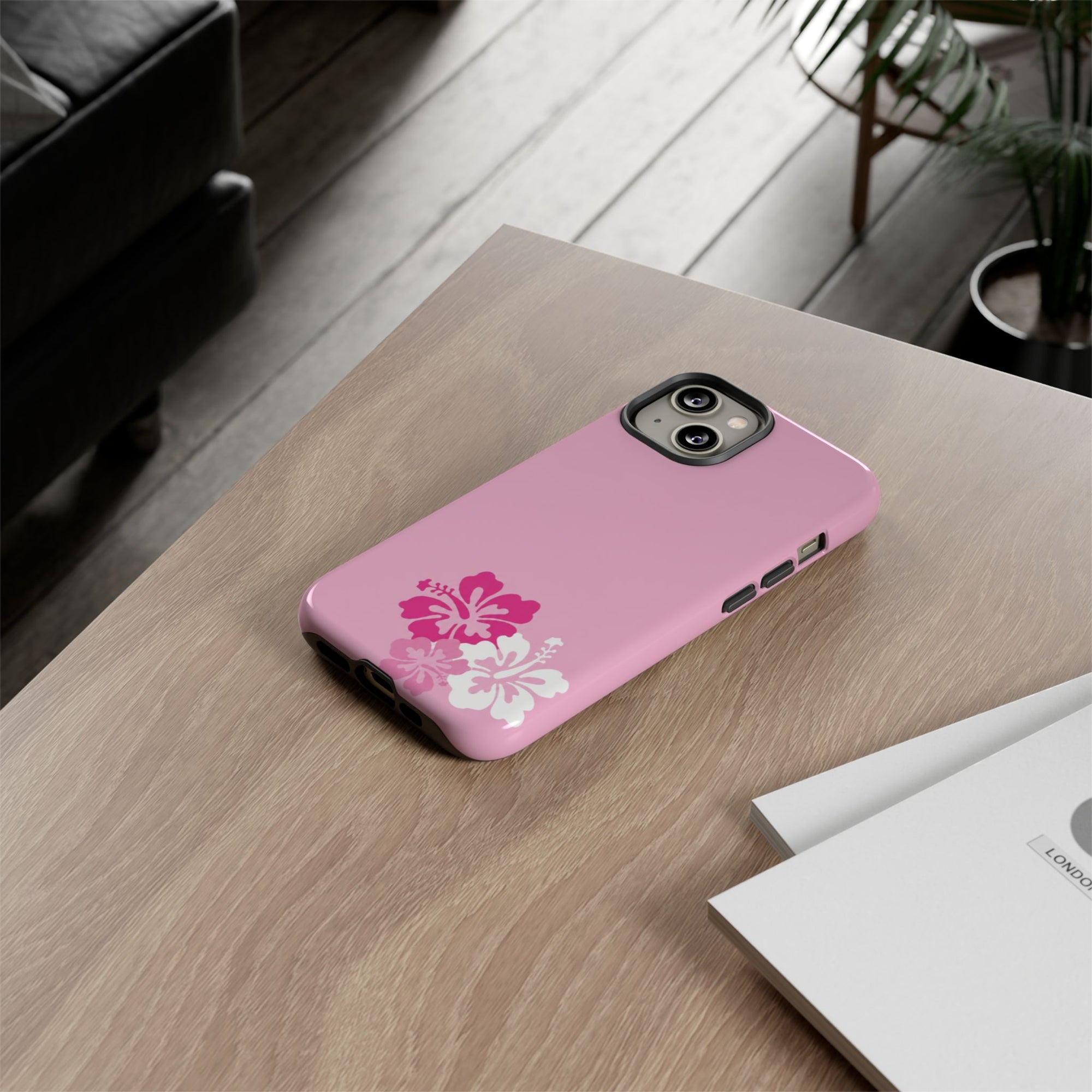Y2K Hibiscus Floral Phone Case | Cute Coquette Tropical iPhone Case | Glossy Protective Girly Cover| dejavuu