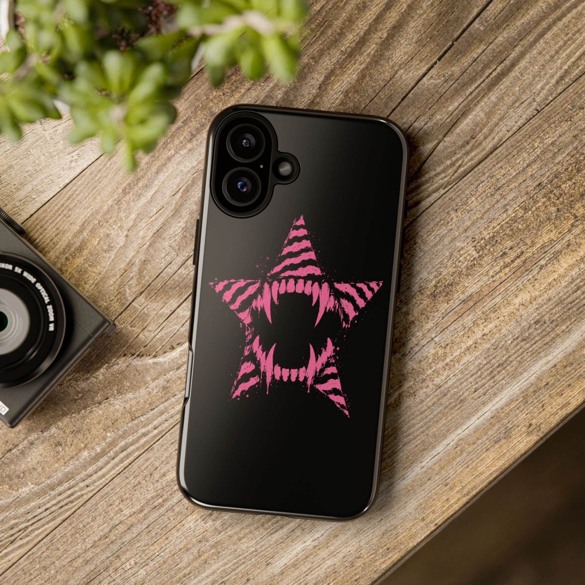 Vampire Star iPhone Case 🩸 Y2K Goth Alt Phone Case