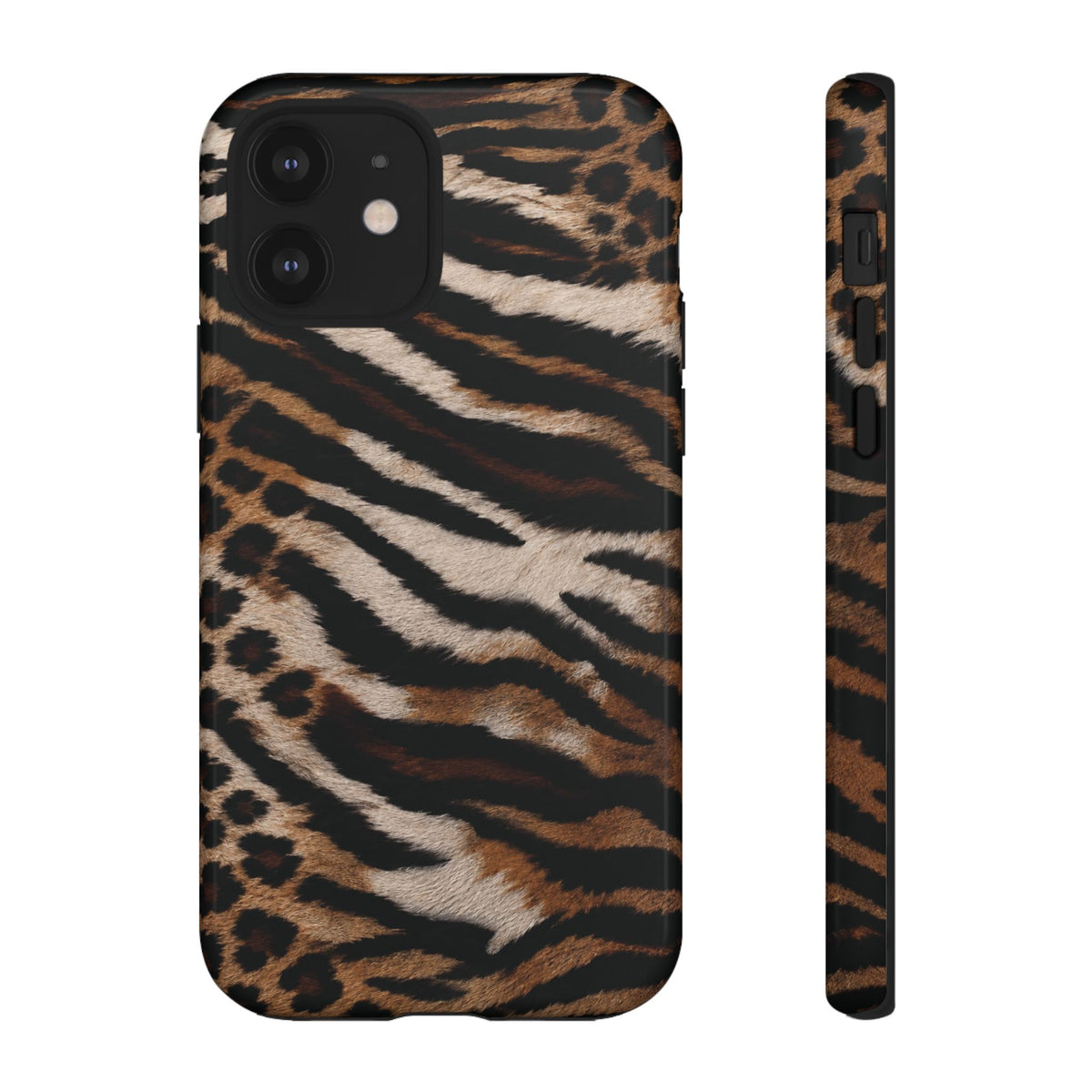 Tiger x Leopard iPhone Case | Cool Girl Mob Wife Aesthetic