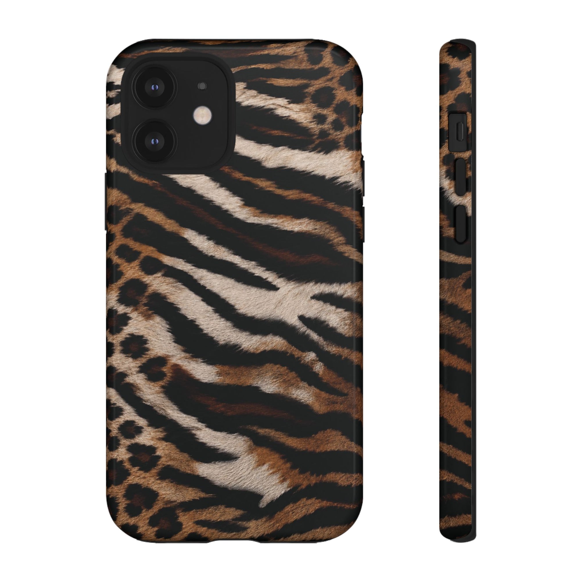 Tiger x Leopard iPhone Case | Cool Girl Mob Wife Aesthetic