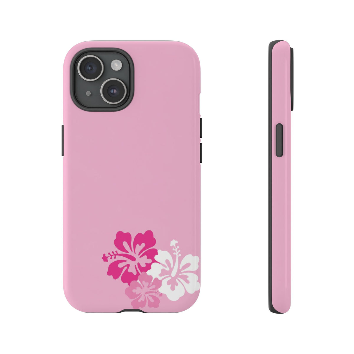 Y2K Hibiscus Floral Phone Case | Cute Coquette Tropical iPhone Case | Glossy Protective Girly Cover| dejavuu