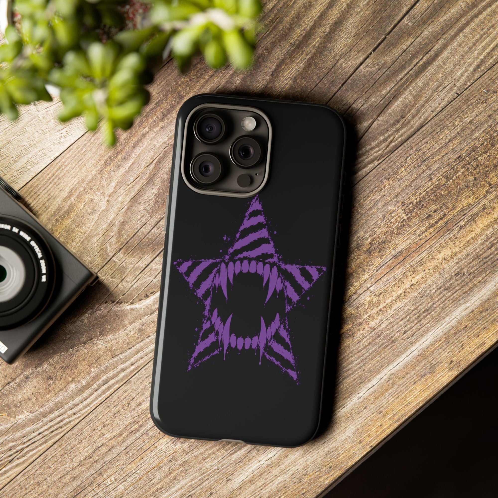 Vampire Star iPhone Case 🩸 Y2K Goth Alt Phone Case
