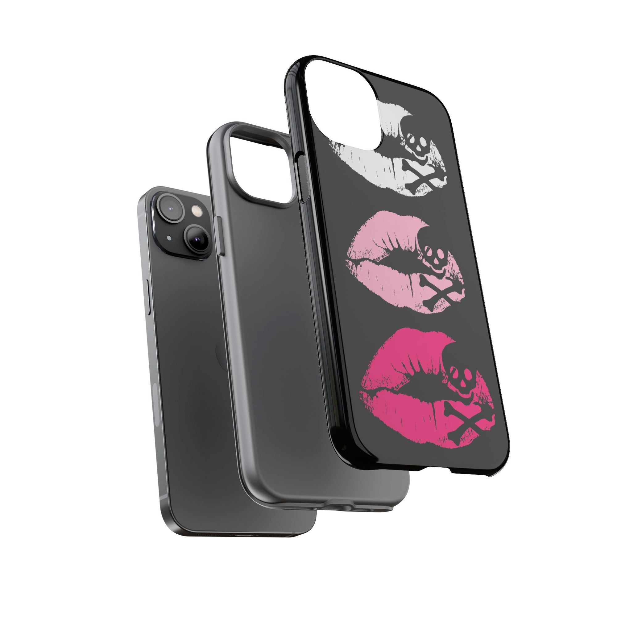 Skull Kiss Phone Case | Y2K Gothic Phone Case