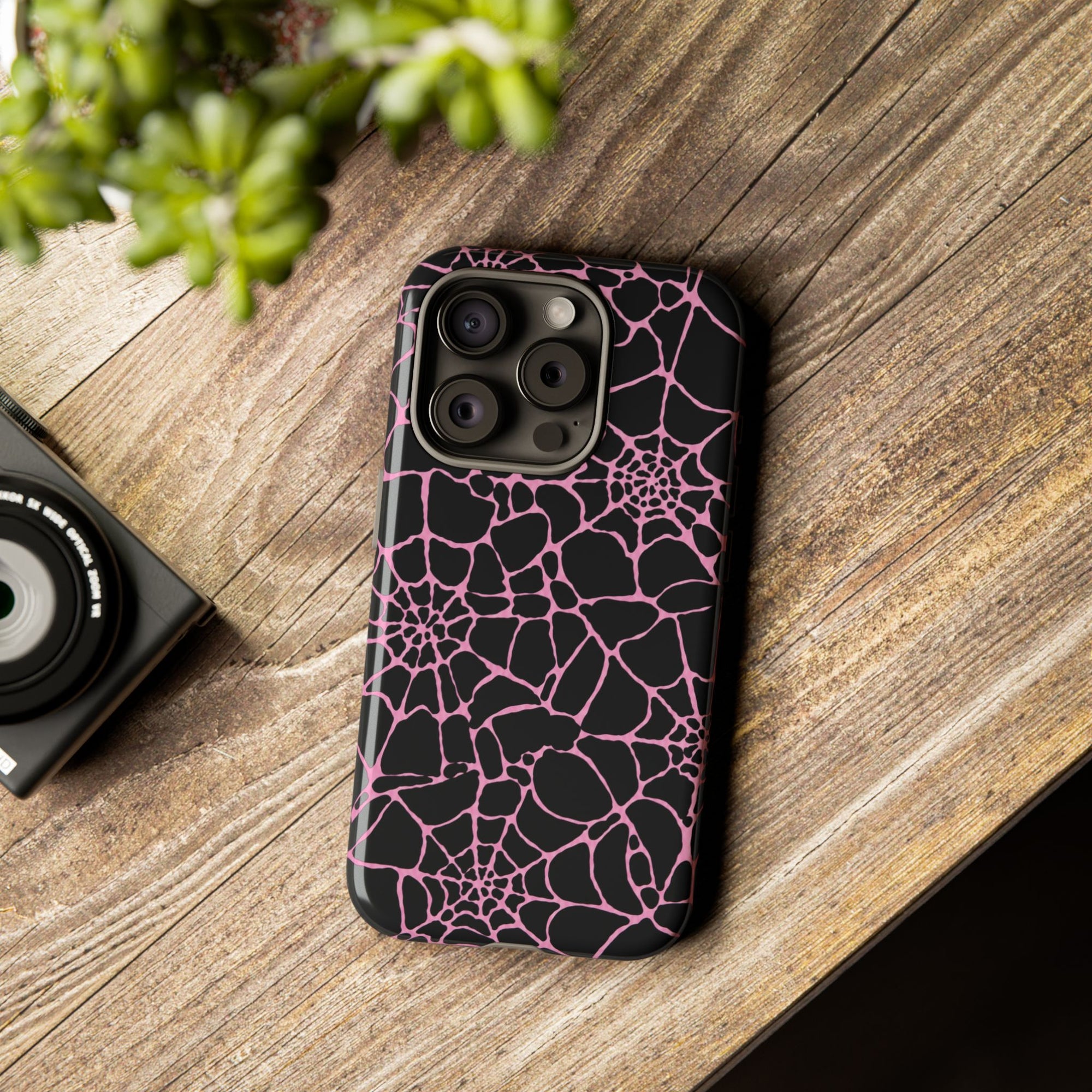 Y2K Spiderweb iPhone Case 🕷️ Goth Aesthetic Cute Emo Phone Case