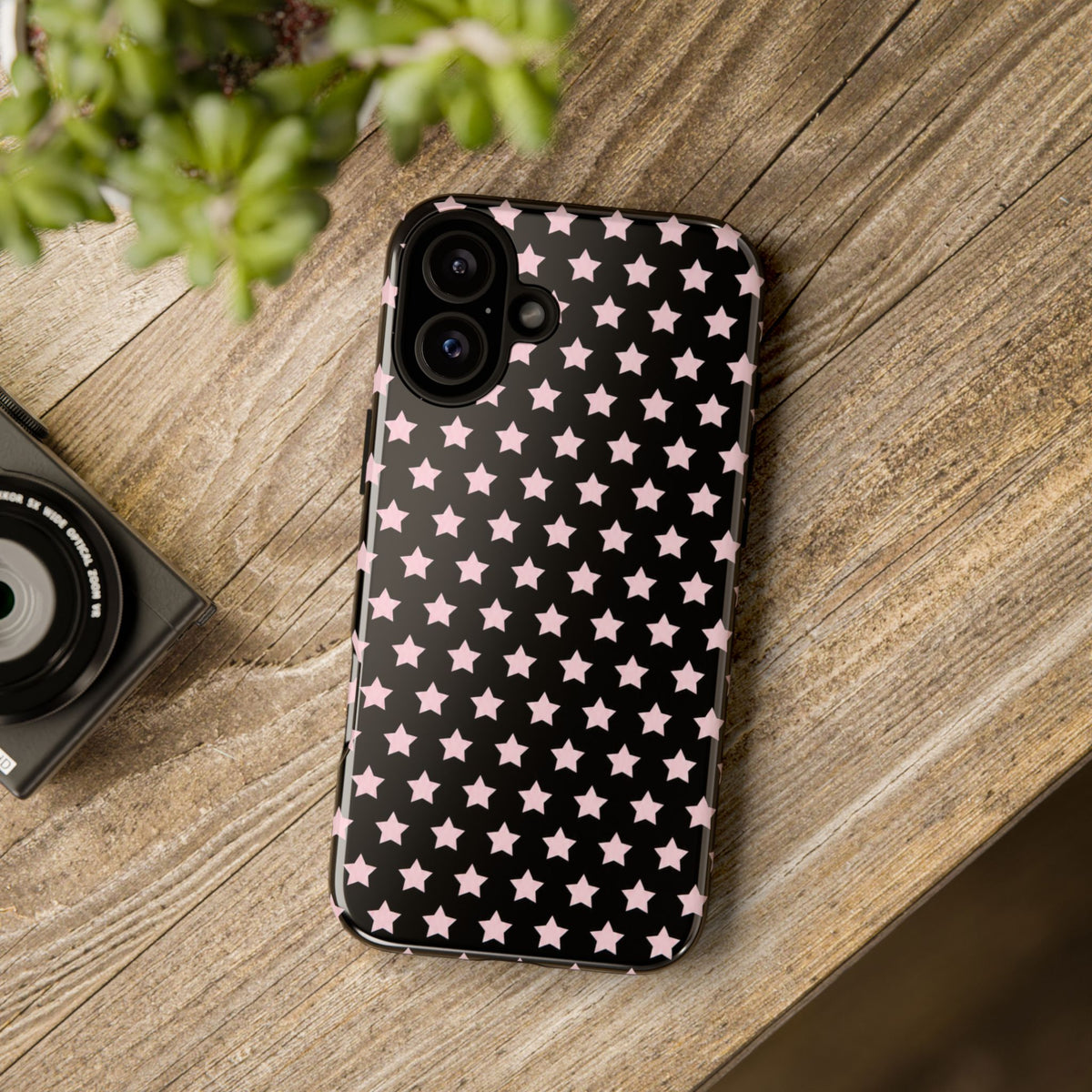 Star Girl iPhone Case ✦ Y2K Aesthetic Black Star Phone Case