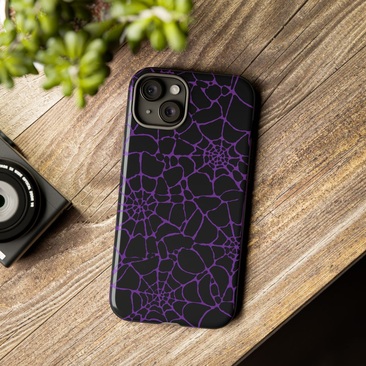 Y2K Spiderweb iPhone Case 🕷️ Goth Aesthetic Cute Emo Phone Case