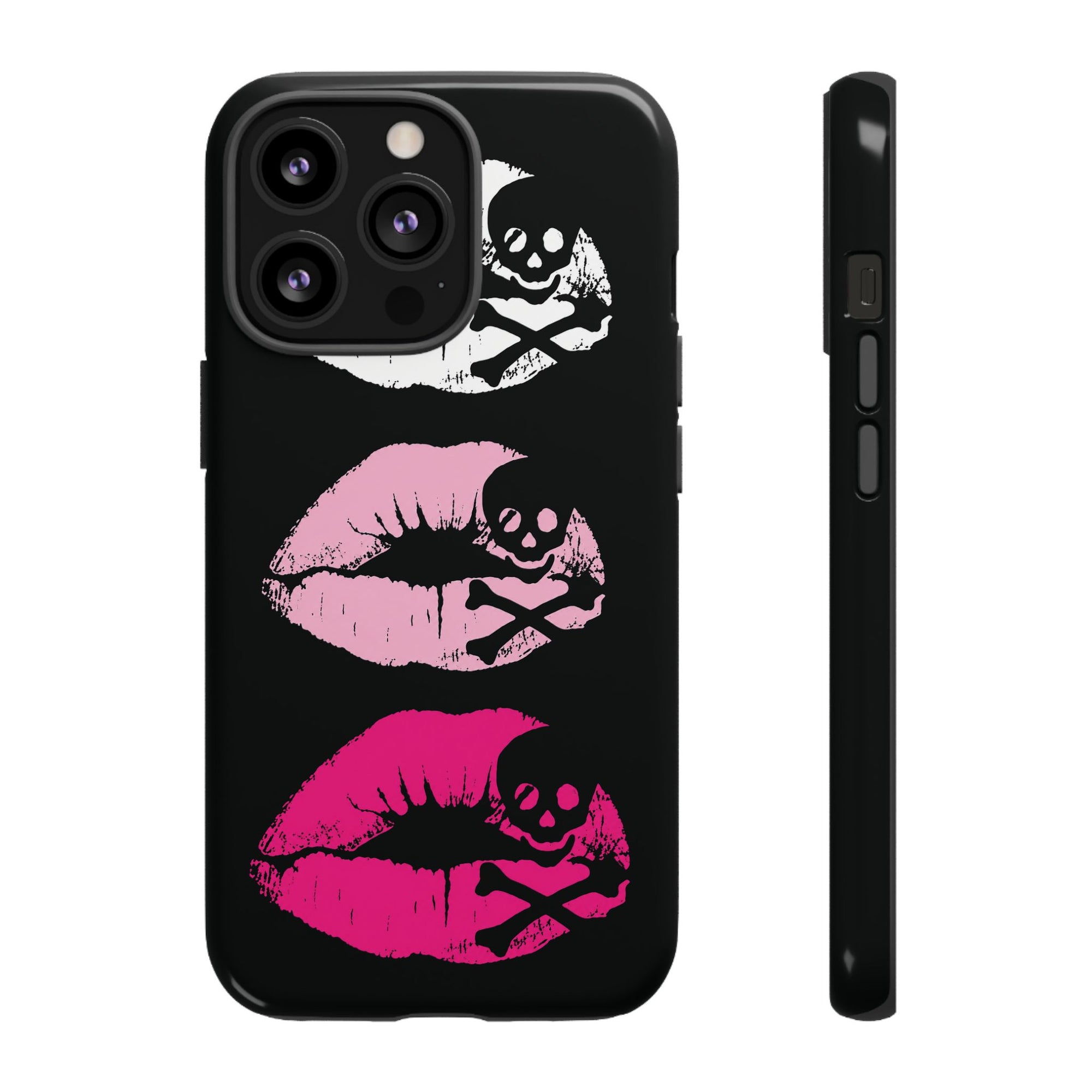 Skull Kiss Phone Case | Y2K Gothic Phone Case