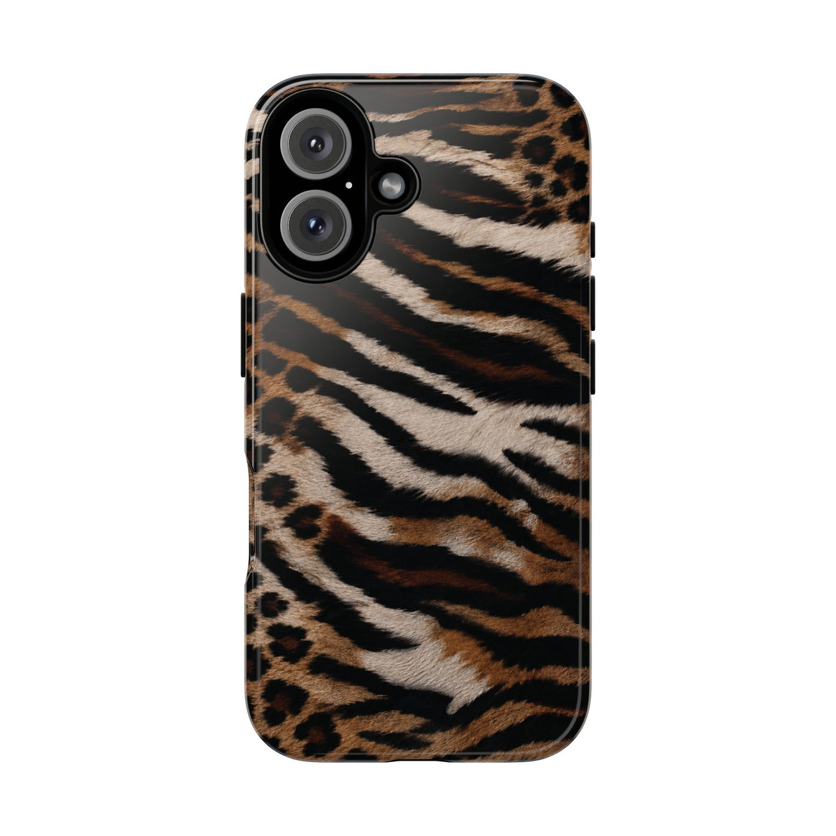 Tiger x Leopard iPhone Case | Cool Girl Mob Wife Aesthetic