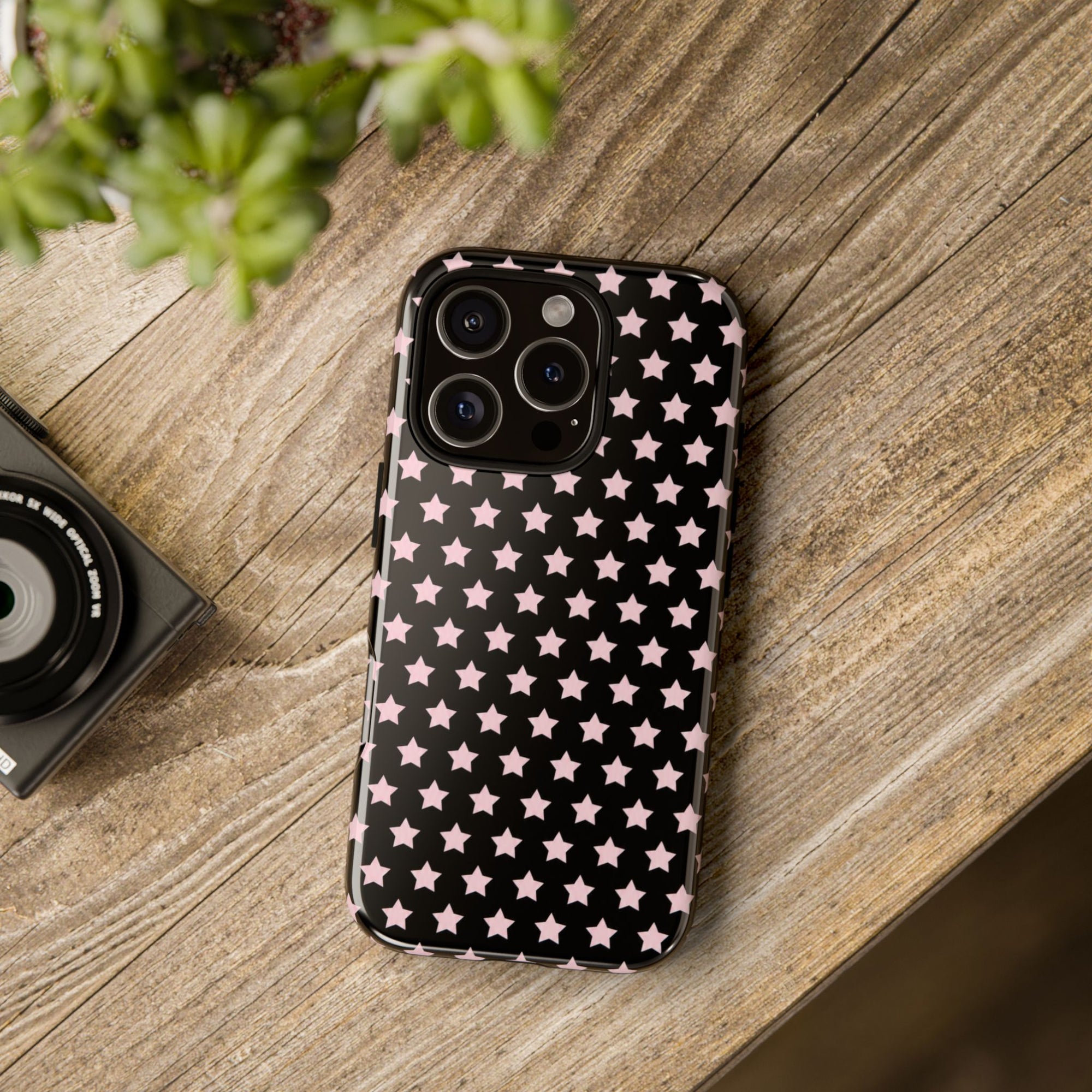 Star Girl iPhone Case ✦ Y2K Aesthetic Black Star Phone Case