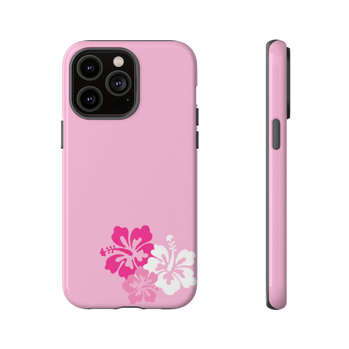 Y2K Hibiscus Floral Phone Case | Cute Coquette Tropical iPhone Case | Glossy Protective Girly Cover| dejavuu