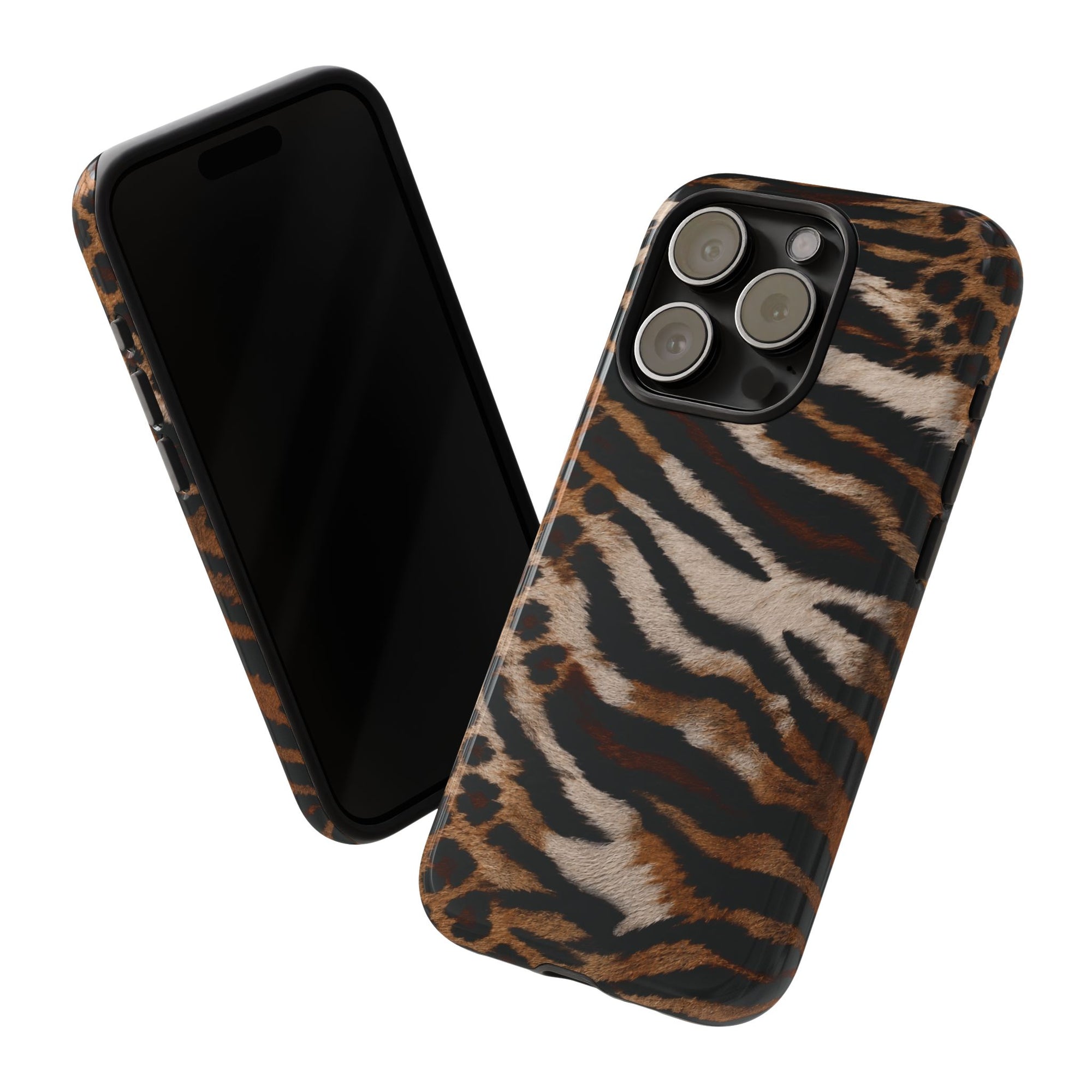 Tiger x Leopard iPhone Case | Cool Girl Mob Wife Aesthetic